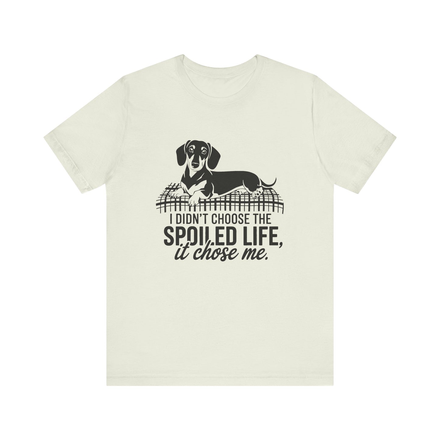 Spoiled Life Dog Lover Tee, Unisex Jersey T-Shirt for Pet Owners, Funny Dog Shirt, Gift for Dog Lovers, Casual Animal Apparel