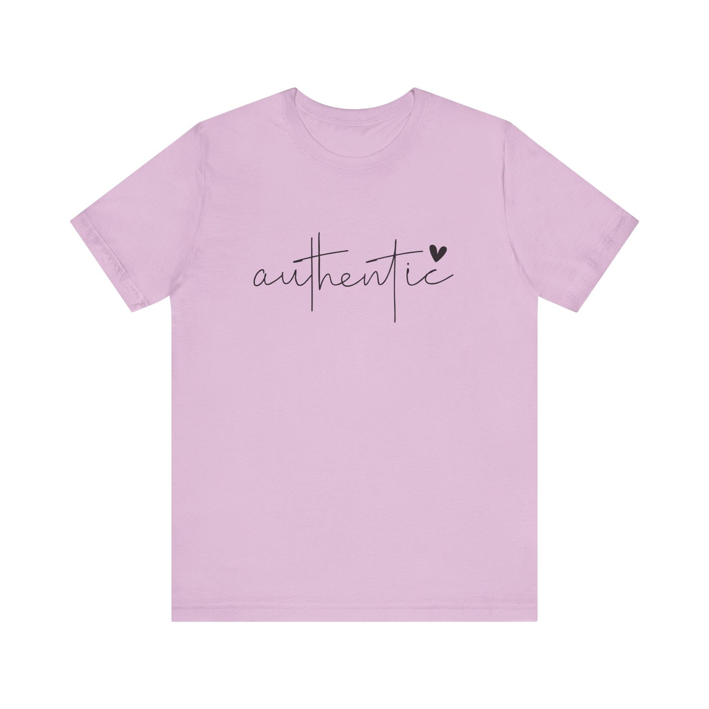 Authentic, Motivational T-Shirt, Unisex Inspirational Top, Self-Love Apparel, Everyday Casual Wear