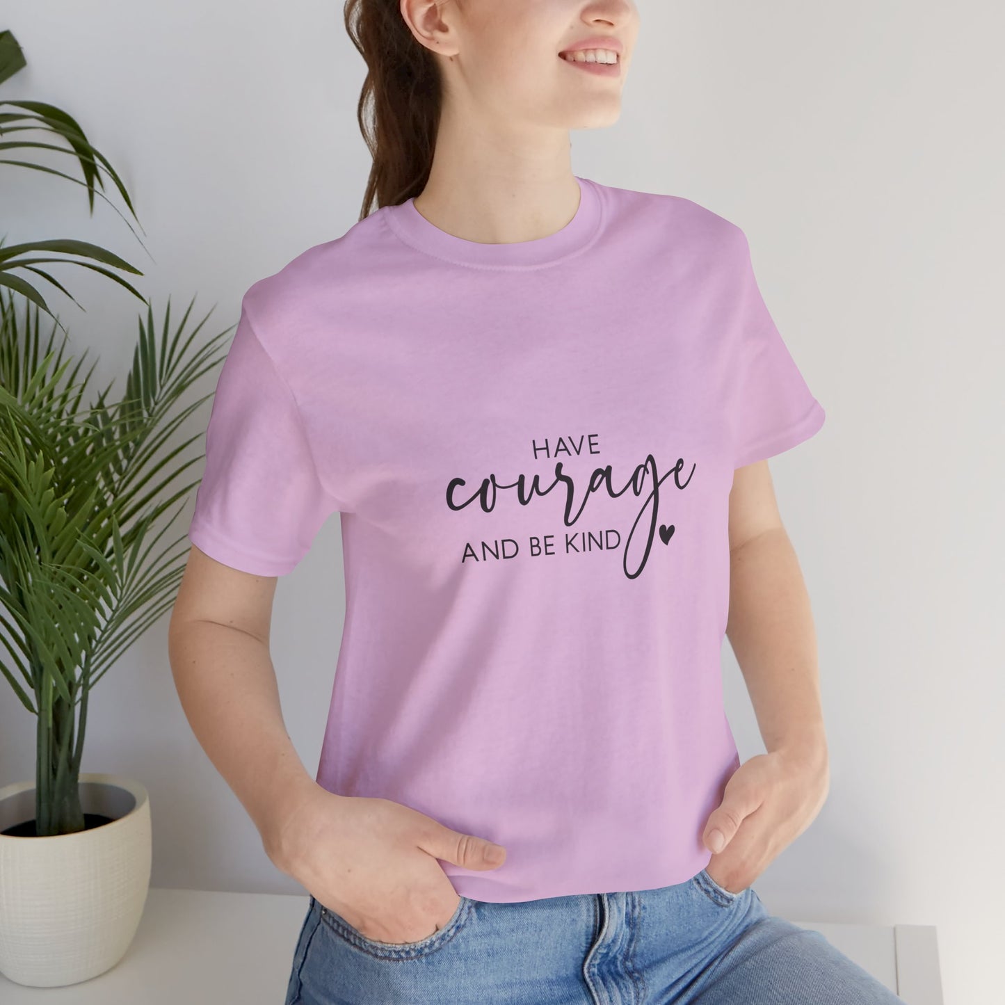 Courage & Kindness Tee, Inspirational T-Shirt, Motivational Gift, Unisex Casual Wear, Encouragement Shirt, Gift for Friends