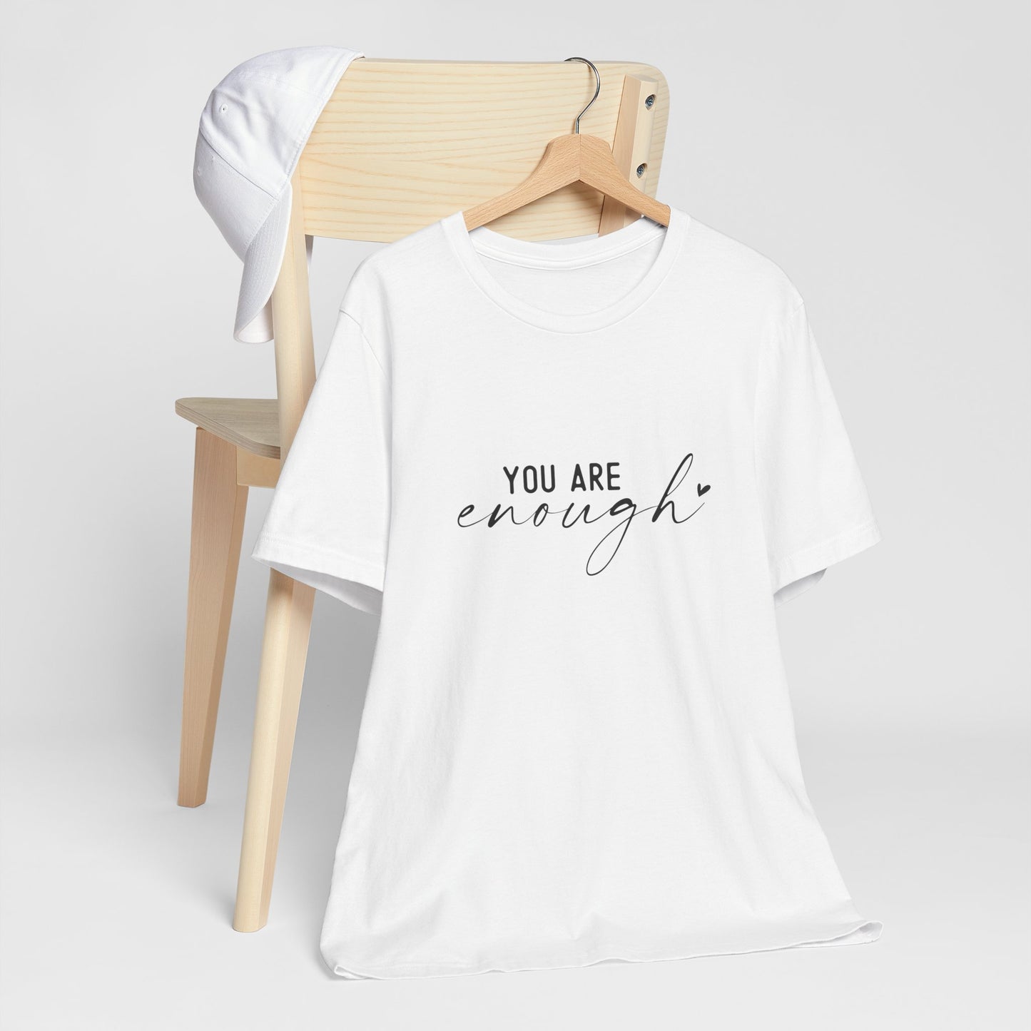 You Are Enough Tee, Motivational T-Shirt, Unisex Inspirational Top, Self-Love Apparel, Everyday Casual Wear