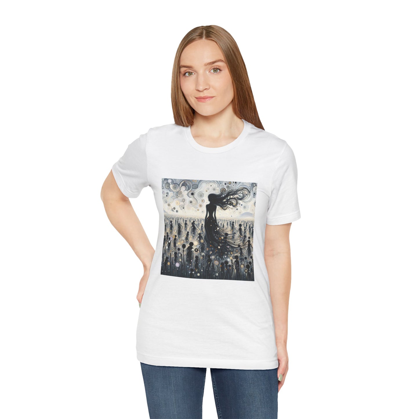 Mystical Dreamer Tee - Unisex Jersey Short Sleeve Tee, Bohemian Style T-Shirt, Festival Wear, Gift for Dreamers, Artistic Apparel