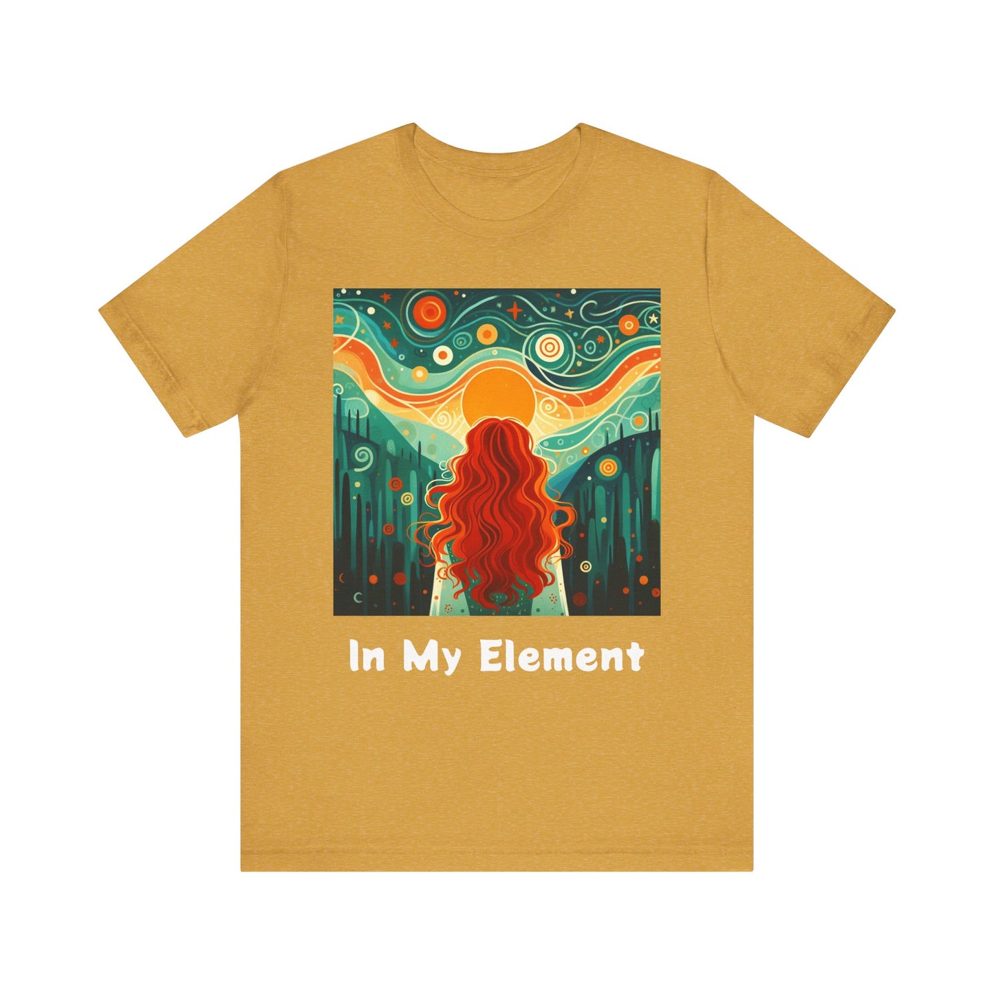 Nature Vibes Unisex Tee | In My Element | Casual Wear, Gift for Nature Lovers, Boho Style, Summer Top, Festival Shirt