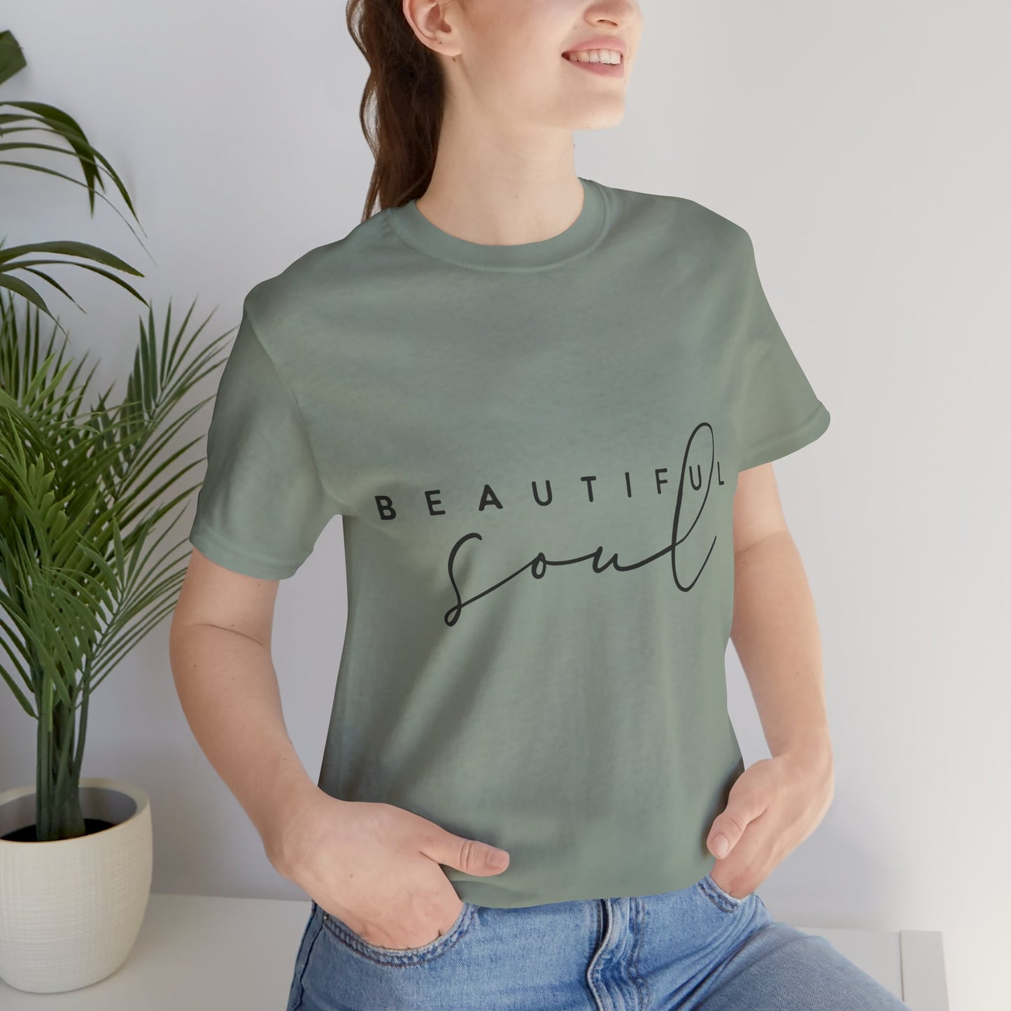 Beautiful Soul Inspirational Unisex Tee, Motivational T-Shirt, Casual Wear, Gift for Her, Everyday Comfort Shirt