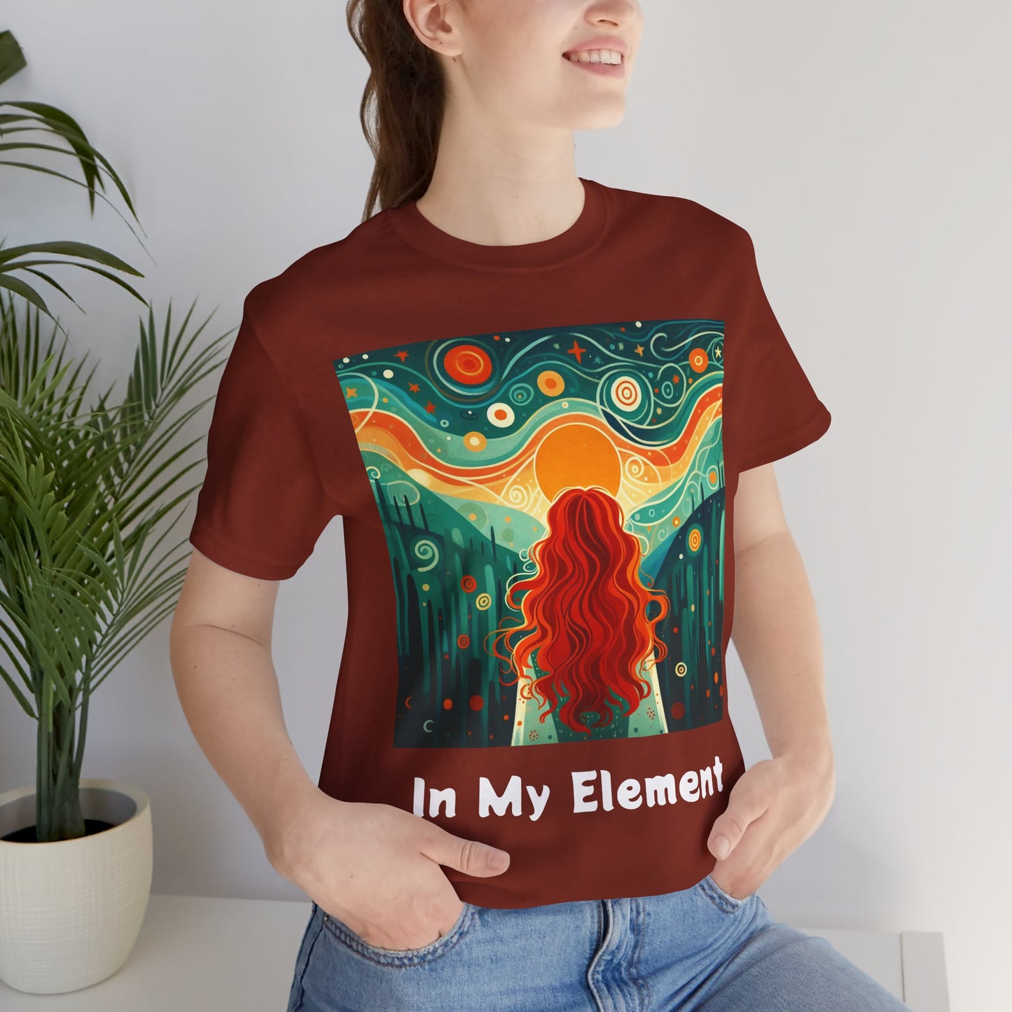 Nature Vibes Unisex Tee | In My Element | Casual Wear, Gift for Nature Lovers, Boho Style, Summer Top, Festival Shirt
