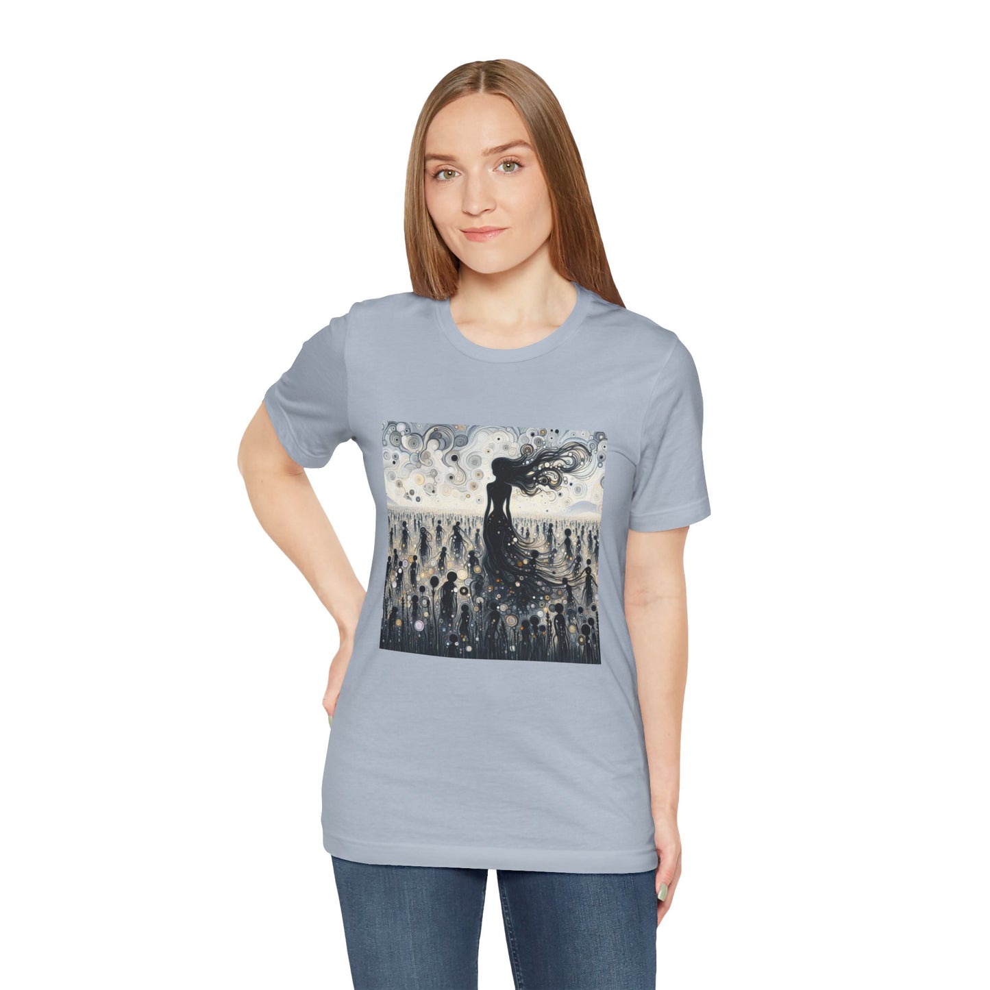 Mystical Dreamer Tee - Unisex Jersey Short Sleeve Tee, Bohemian Style T-Shirt, Festival Wear, Gift for Dreamers, Artistic Apparel
