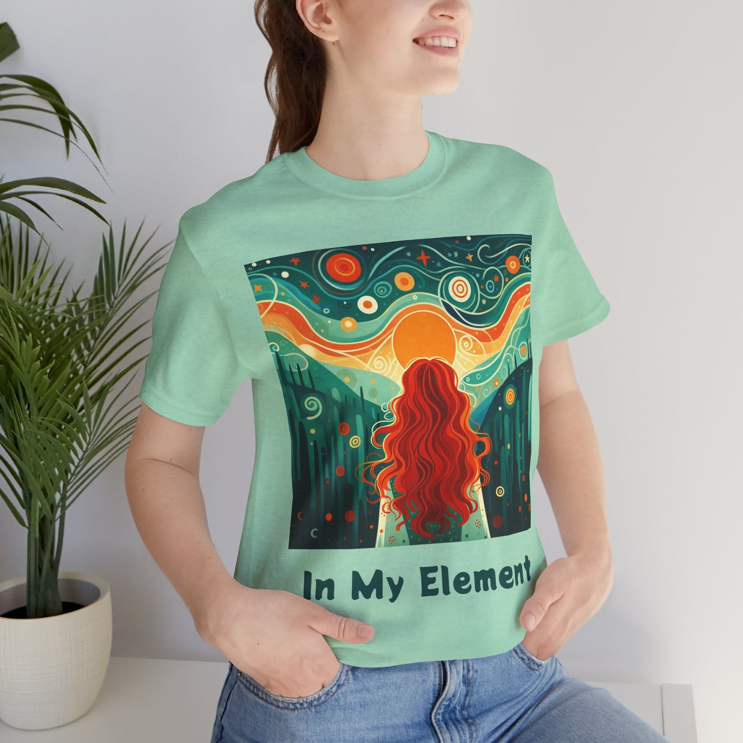 Nature Vibes Unisex Tee | In My Element | Casual Wear, Gift for Nature Lovers, Boho Style, Summer Top, Festival Shirt