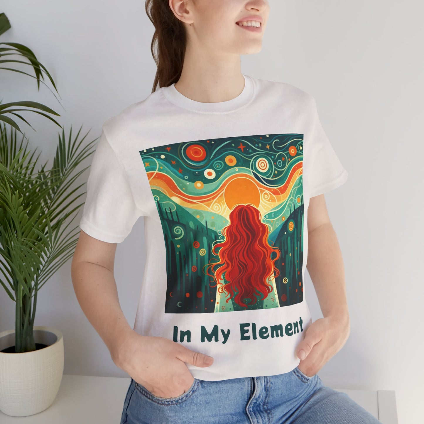 Nature Vibes Unisex Tee | In My Element | Casual Wear, Gift for Nature Lovers, Boho Style, Summer Top, Festival Shirt