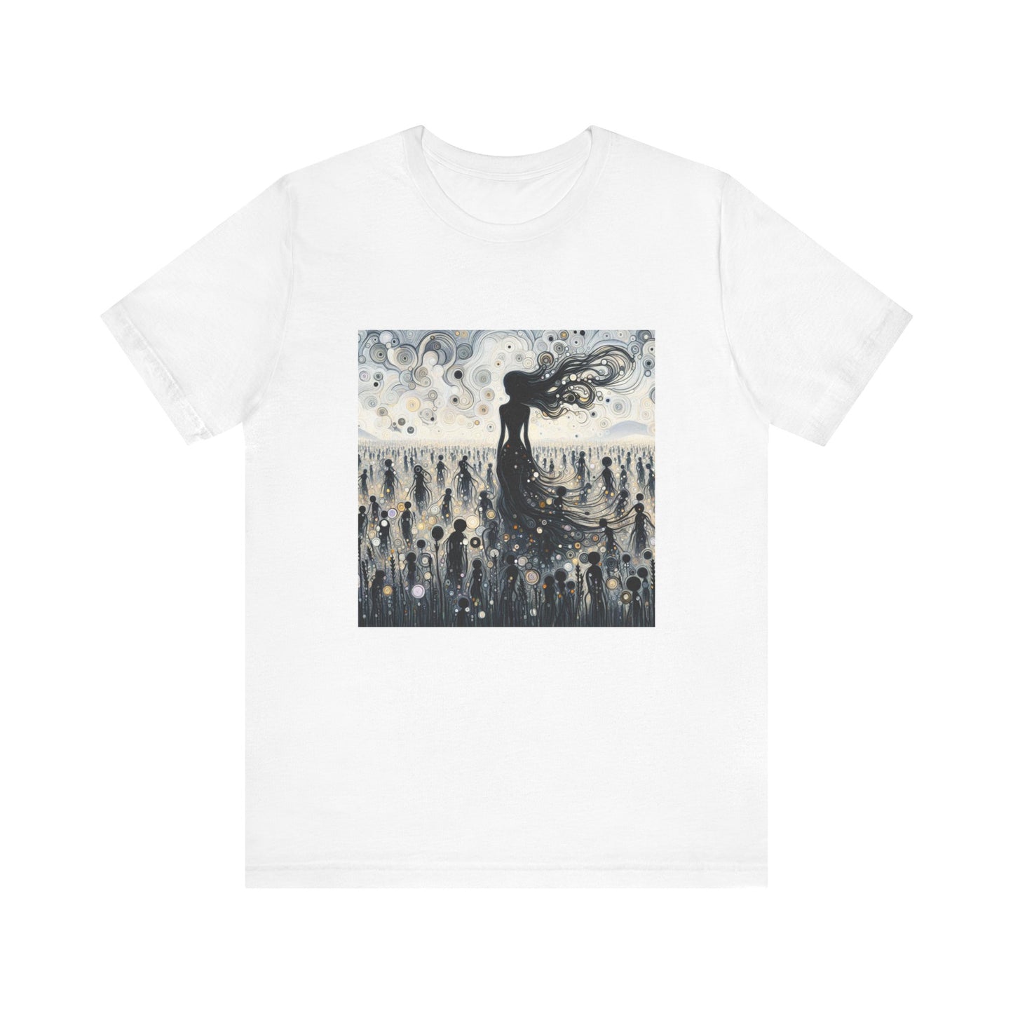 Mystical Dreamer Tee - Unisex Jersey Short Sleeve Tee, Bohemian Style T-Shirt, Festival Wear, Gift for Dreamers, Artistic Apparel