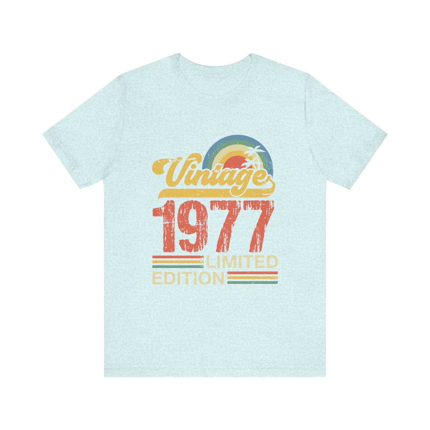 Vintage 1977 Limited Edition Tee, Retro T-Shirt, Birthday Gift, Nostalgic Apparel, Casual Wear, Summer Fashion