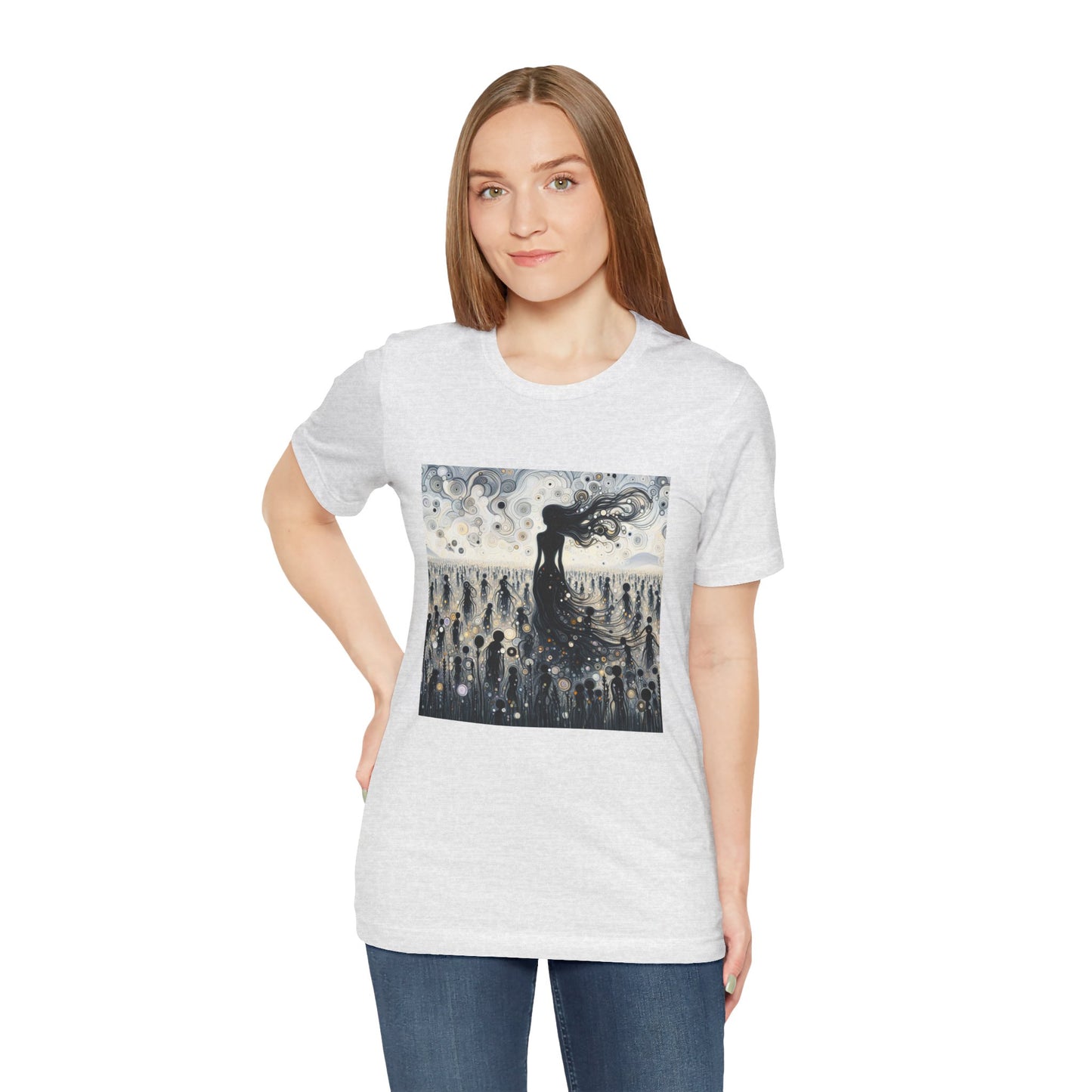 Mystical Dreamer Tee - Unisex Jersey Short Sleeve Tee, Bohemian Style T-Shirt, Festival Wear, Gift for Dreamers, Artistic Apparel