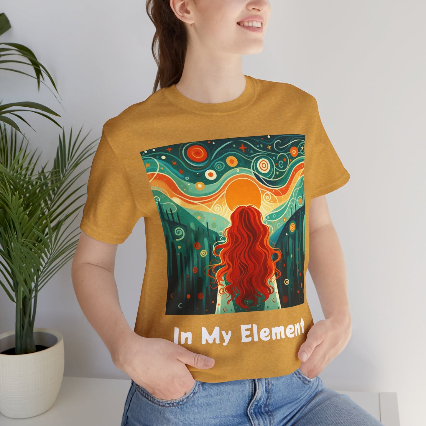 Nature Vibes Unisex Tee | In My Element | Casual Wear, Gift for Nature Lovers, Boho Style, Summer Top, Festival Shirt