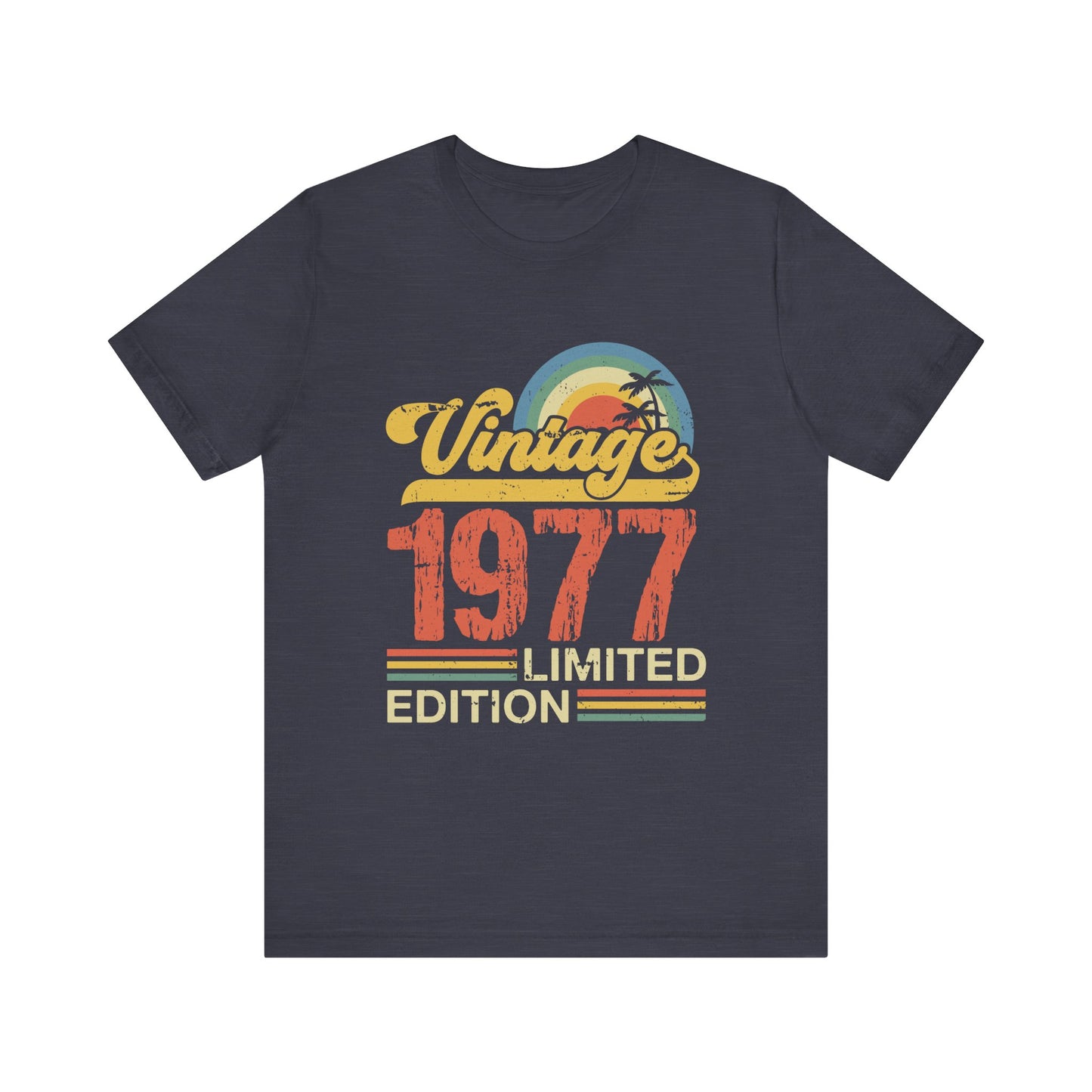 Vintage 1977 Limited Edition Tee, Retro T-Shirt, Birthday Gift, Nostalgic Apparel, Casual Wear, Summer Fashion