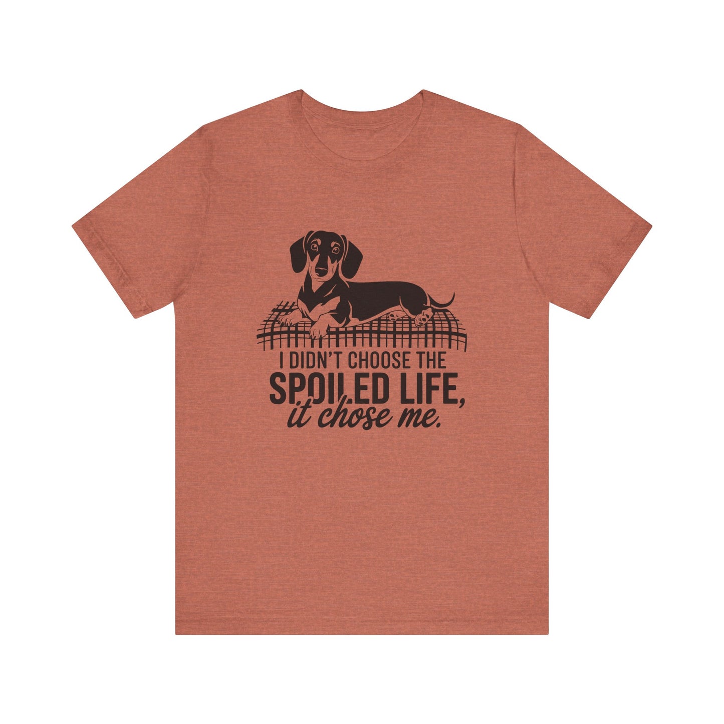 Spoiled Life Dog Lover Tee, Unisex Jersey T-Shirt for Pet Owners, Funny Dog Shirt, Gift for Dog Lovers, Casual Animal Apparel