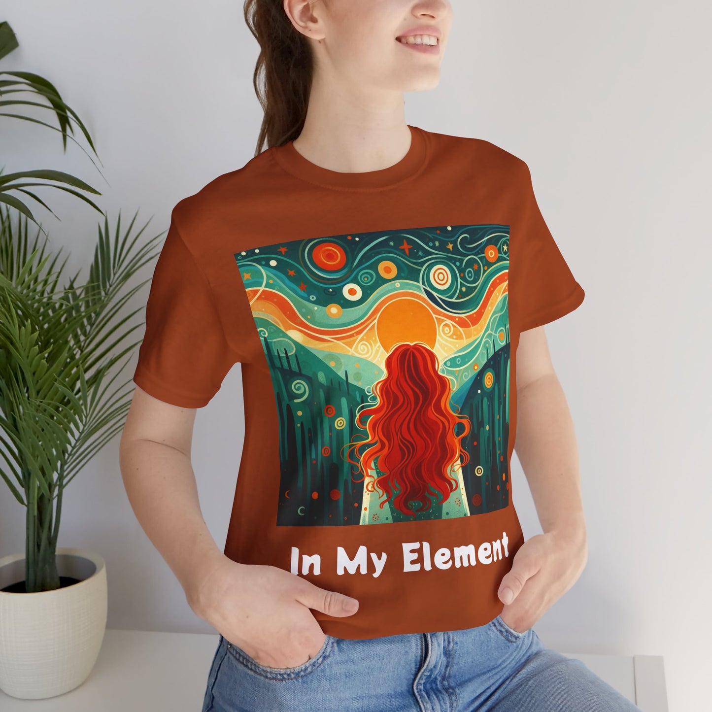 Nature Vibes Unisex Tee | In My Element | Casual Wear, Gift for Nature Lovers, Boho Style, Summer Top, Festival Shirt