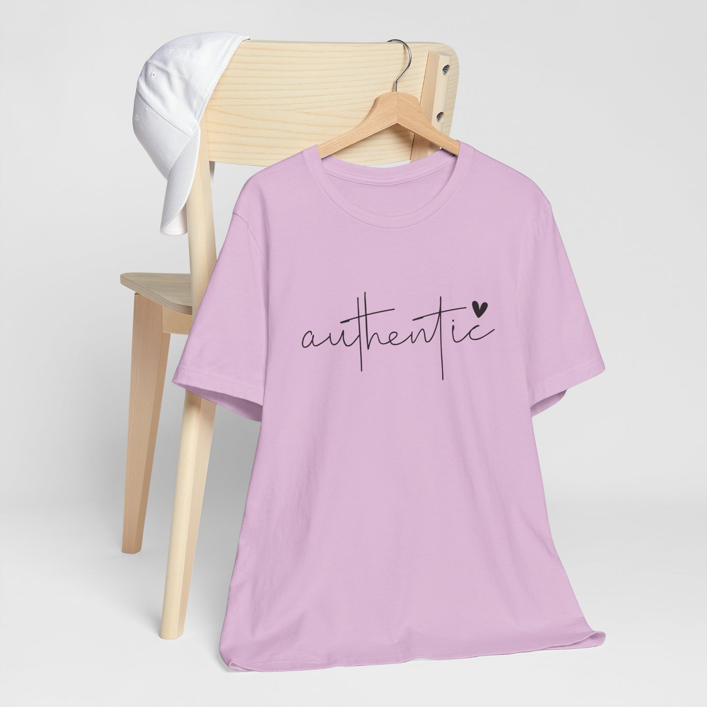 Authentic, Motivational T-Shirt, Unisex Inspirational Top, Self-Love Apparel, Everyday Casual Wear