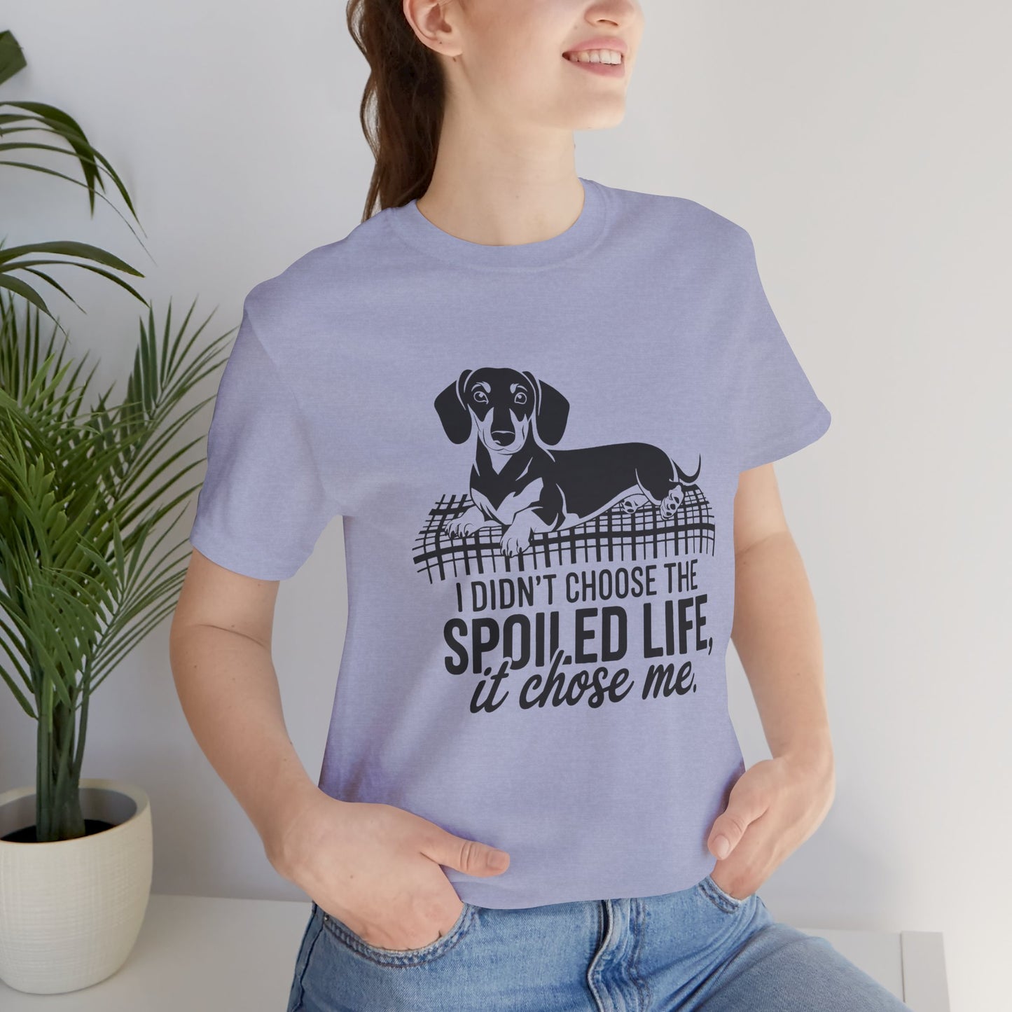 Spoiled Life Dog Lover Tee, Unisex Jersey T-Shirt for Pet Owners, Funny Dog Shirt, Gift for Dog Lovers, Casual Animal Apparel