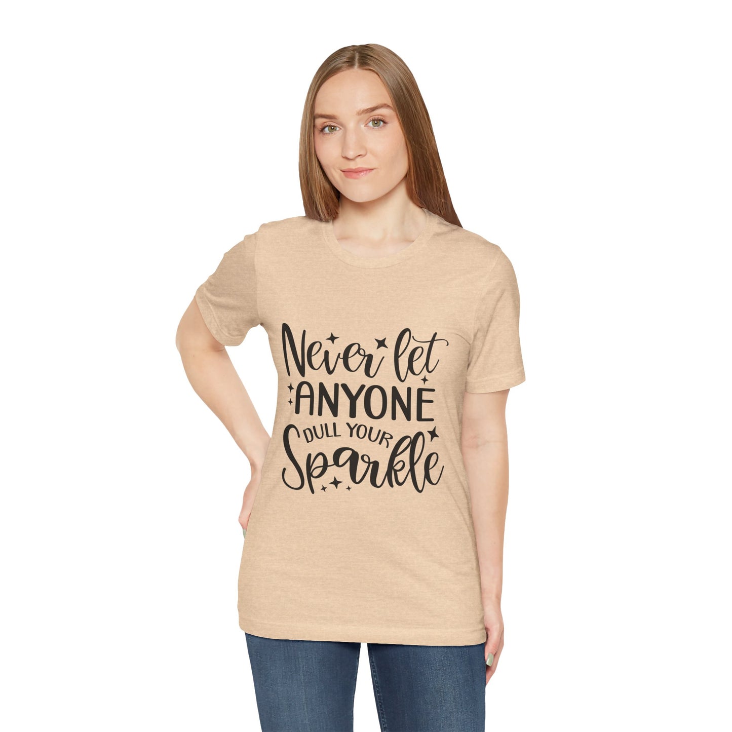 Sparkle Reminder Unisex Tee, Inspirational Gift, Positive Vibes T-Shirt, Motivational Shirt, Galentine's Day Gift