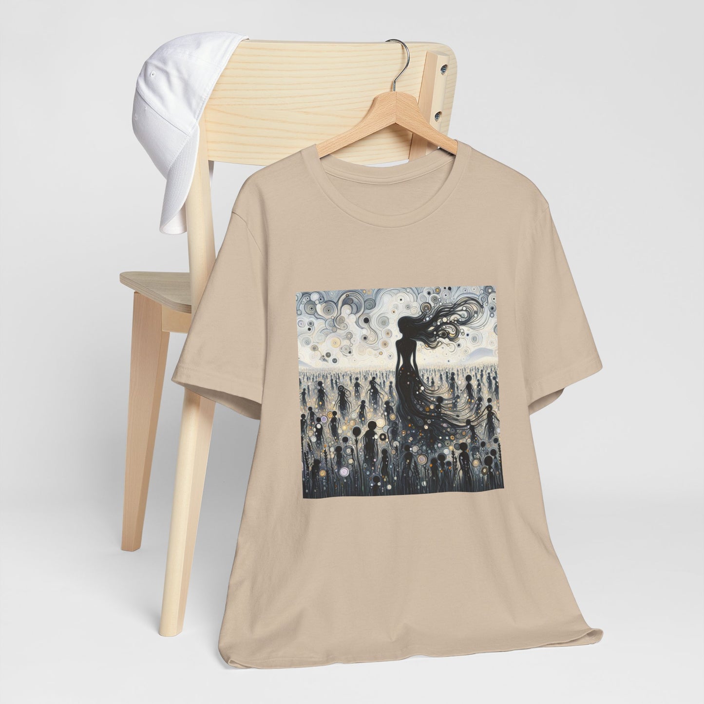 Mystical Dreamer Tee - Unisex Jersey Short Sleeve Tee, Bohemian Style T-Shirt, Festival Wear, Gift for Dreamers, Artistic Apparel
