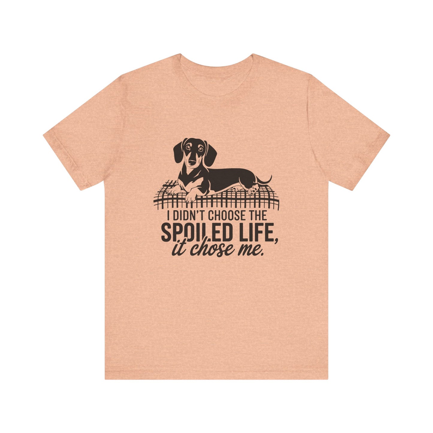 Spoiled Life Dog Lover Tee, Unisex Jersey T-Shirt for Pet Owners, Funny Dog Shirt, Gift for Dog Lovers, Casual Animal Apparel