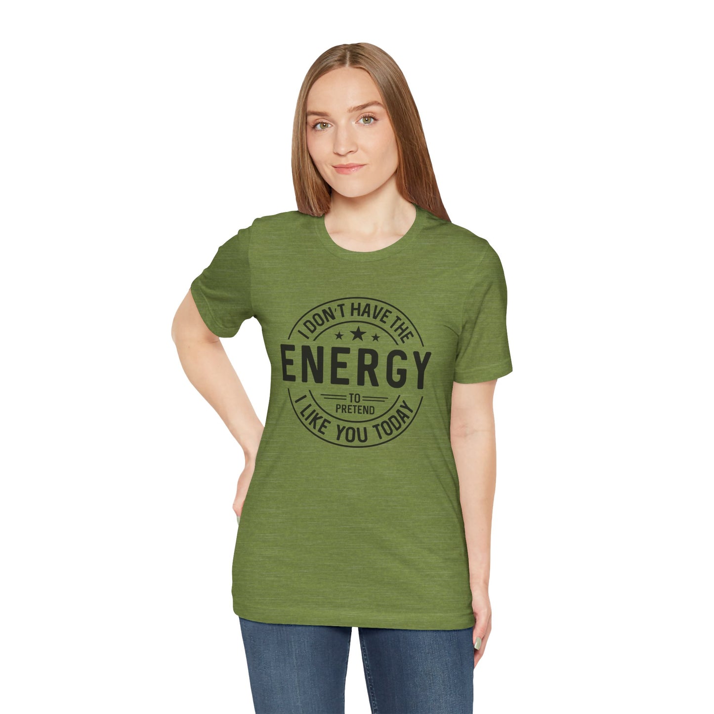 Unisex Energy Tee, Funny Graphic T-Shirt, Casual Wear, Quirky Gift, Everyday Humor, Perfect for Friends