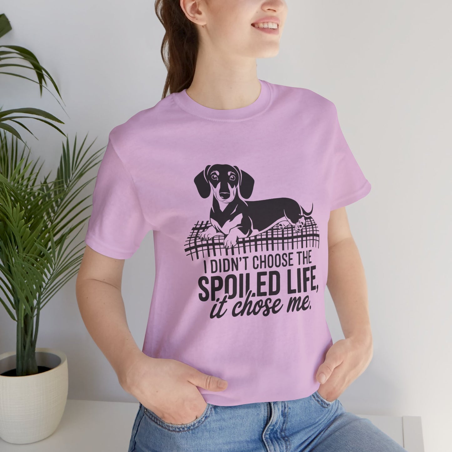 Spoiled Life Dog Lover Tee, Unisex Jersey T-Shirt for Pet Owners, Funny Dog Shirt, Gift for Dog Lovers, Casual Animal Apparel