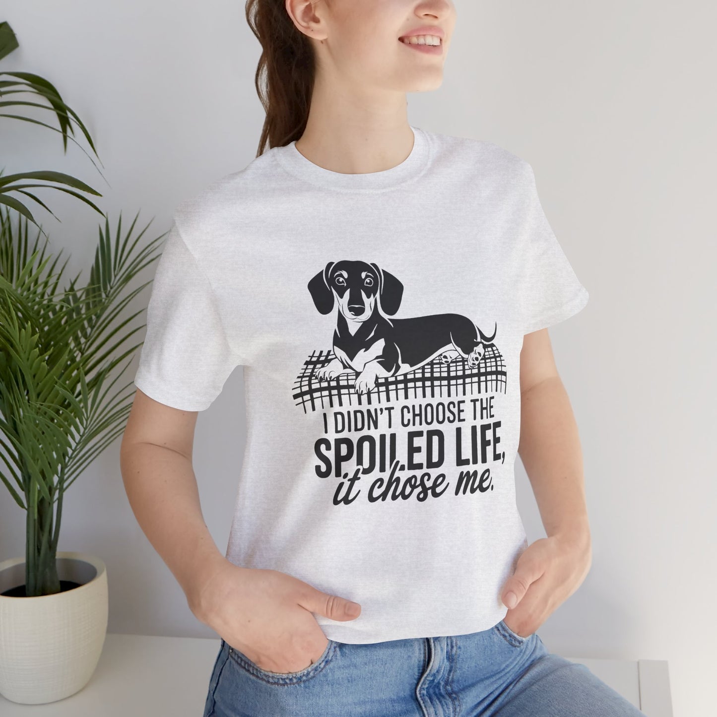 Spoiled Life Dog Lover Tee, Unisex Jersey T-Shirt for Pet Owners, Funny Dog Shirt, Gift for Dog Lovers, Casual Animal Apparel