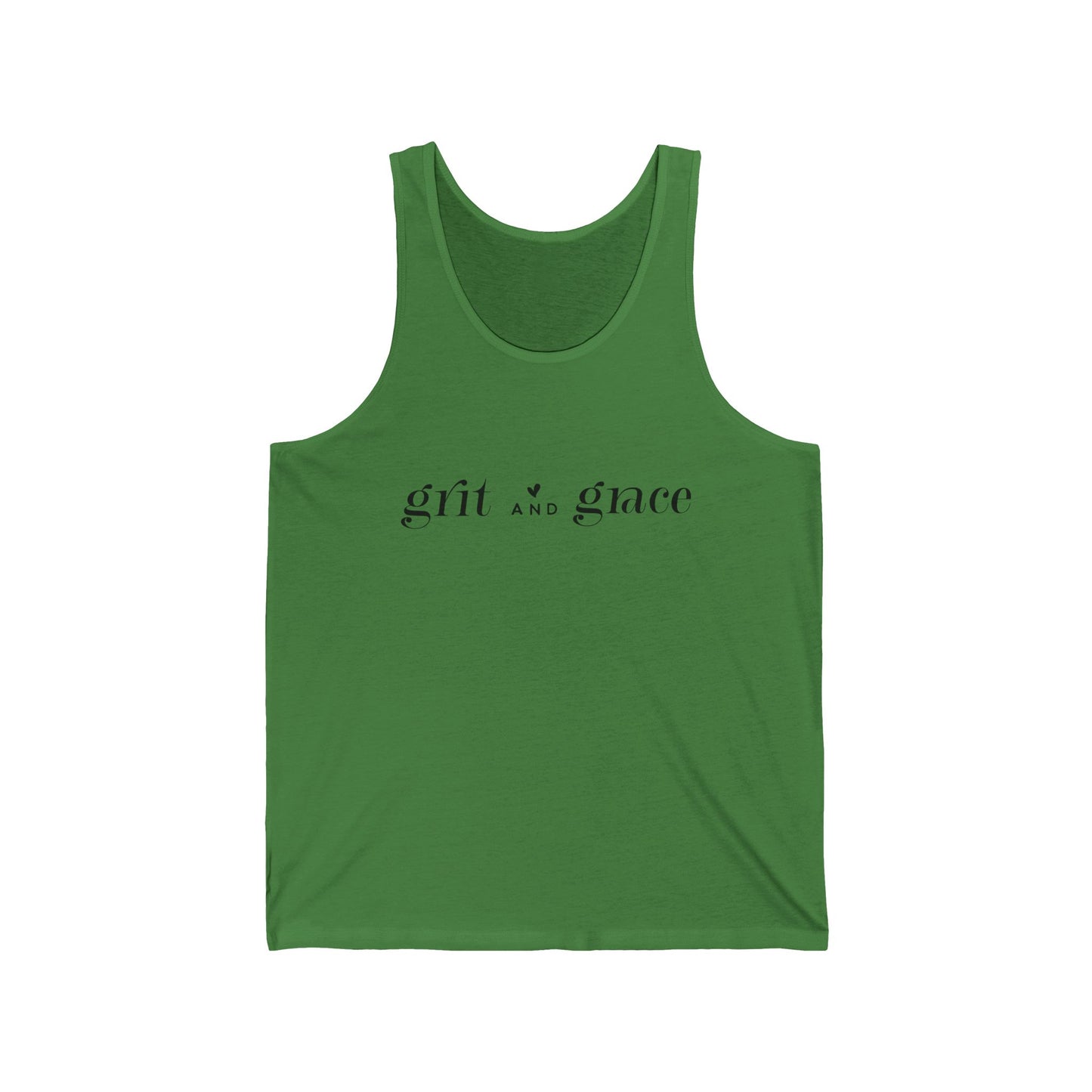 Grit and Grace Unisex Jersey Tank | Casual Tank Top for Everyday Wear | Perfect for Summer, Beach Days, Gifts and Holidays