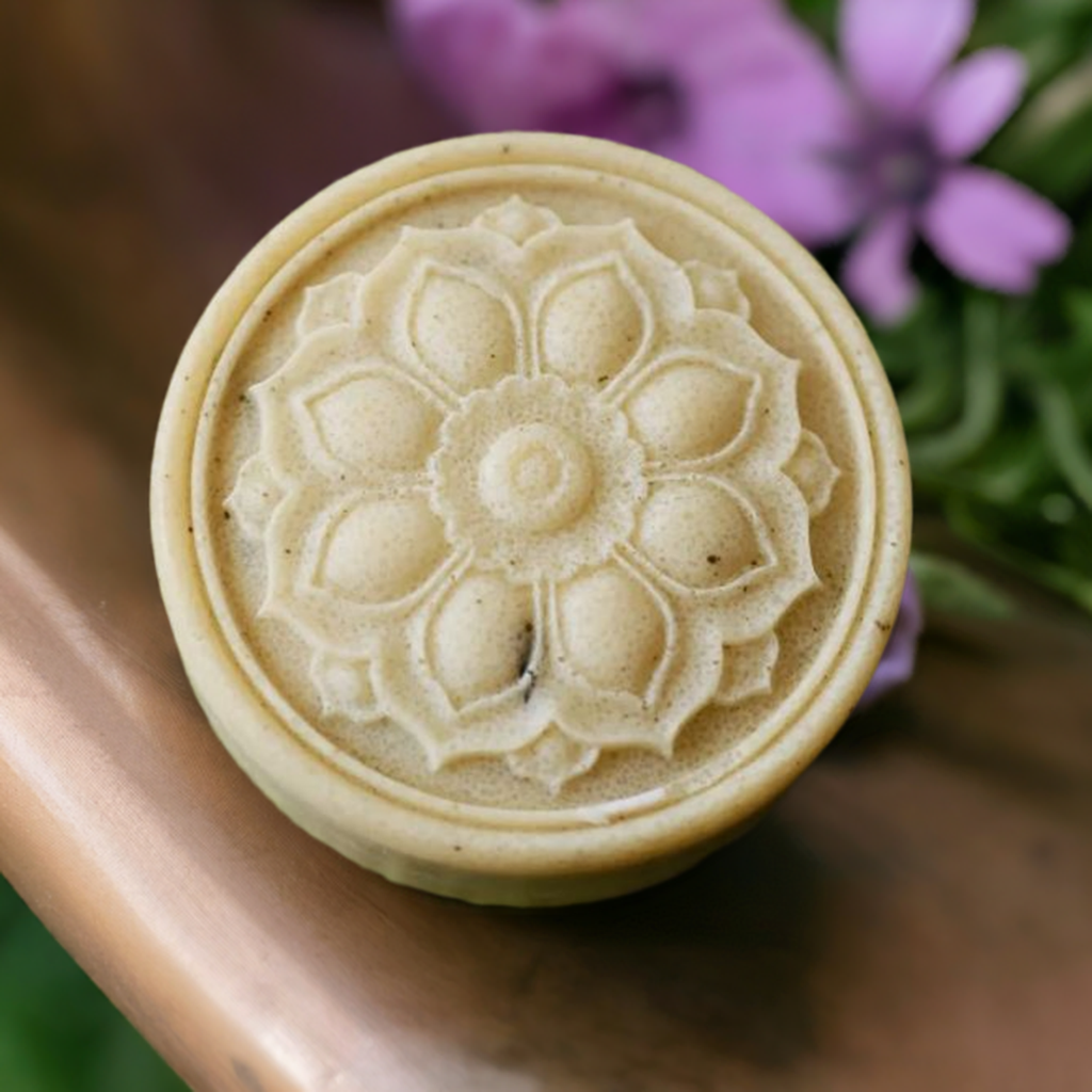 Pink Peony Paradise Oat Brown Sugar Scrub Bar (Detergent Free)