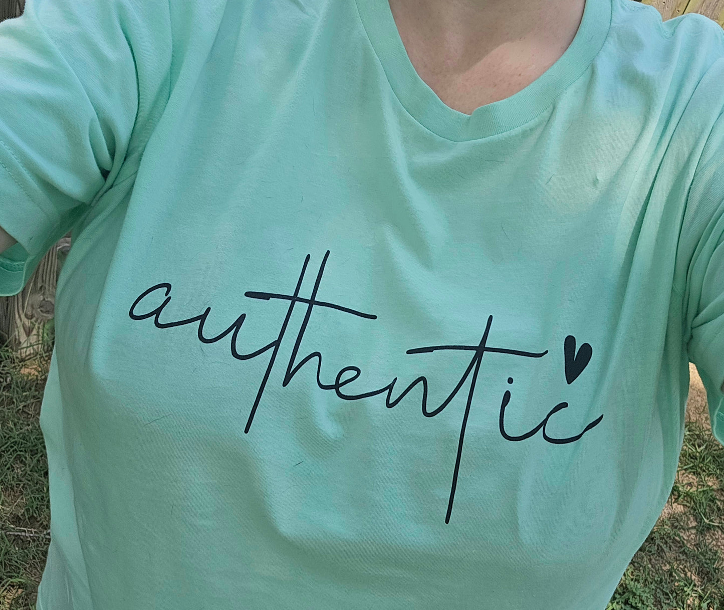 Authentic, Motivational T-Shirt, Unisex Inspirational Top, Self-Love Apparel, Everyday Casual Wear