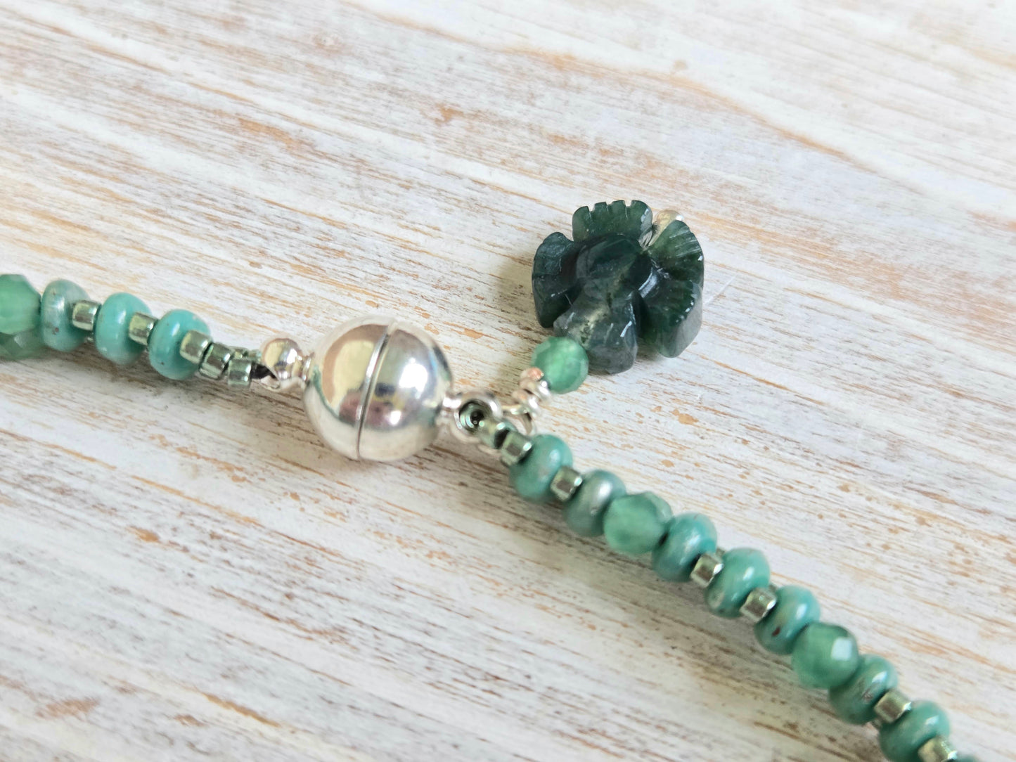 Green Aventurine Handbeaded Healing Bracelet