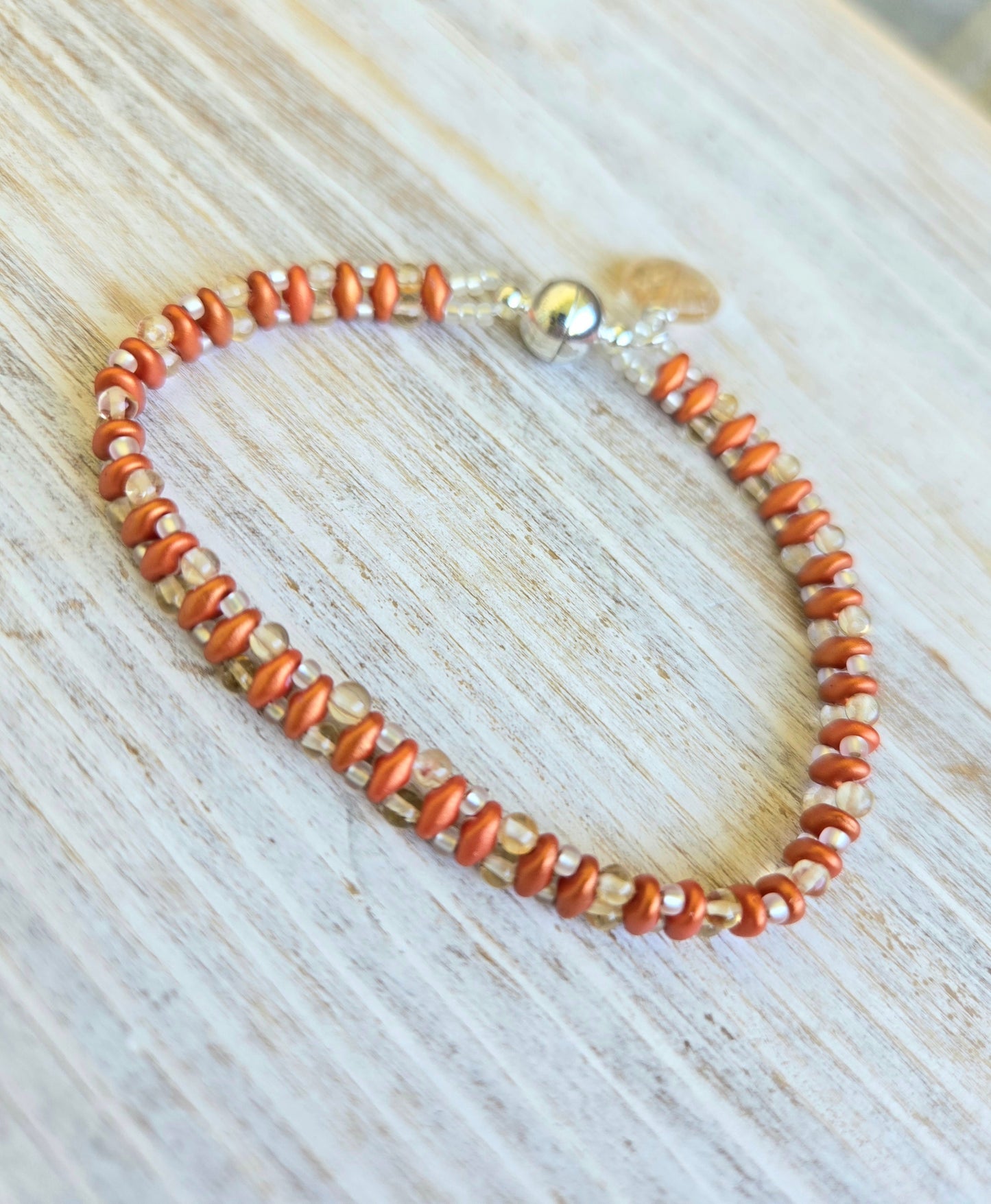 Citrine Handbeaded Healing Bracelet
