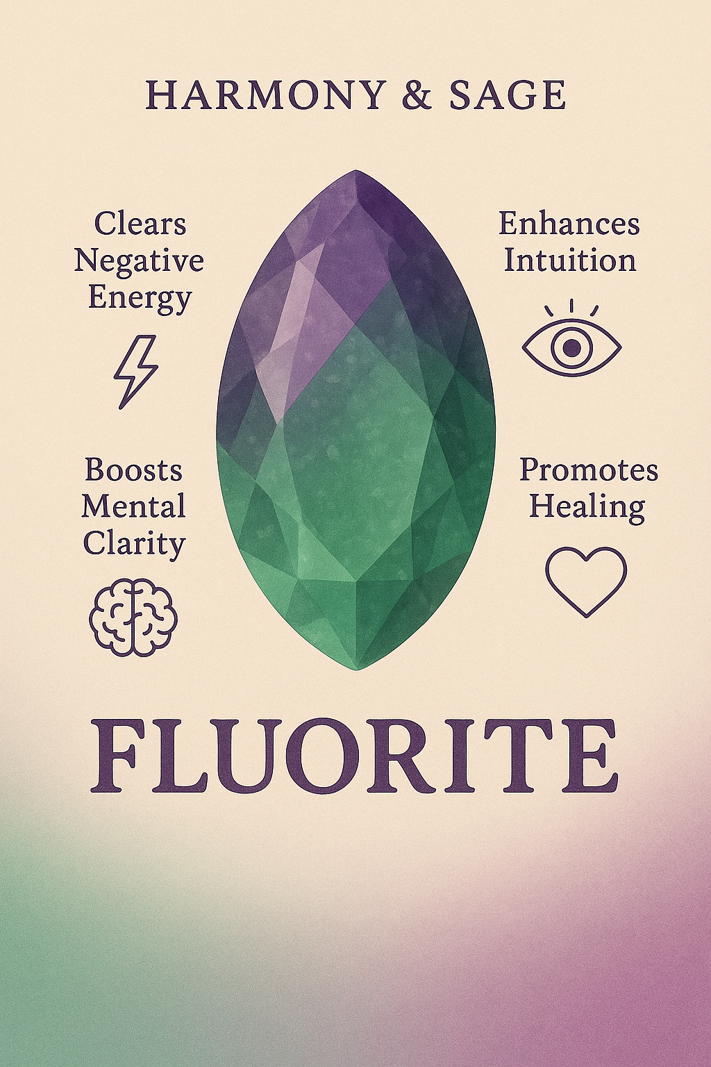 Fluorite Handbeaded Healing Bracelet