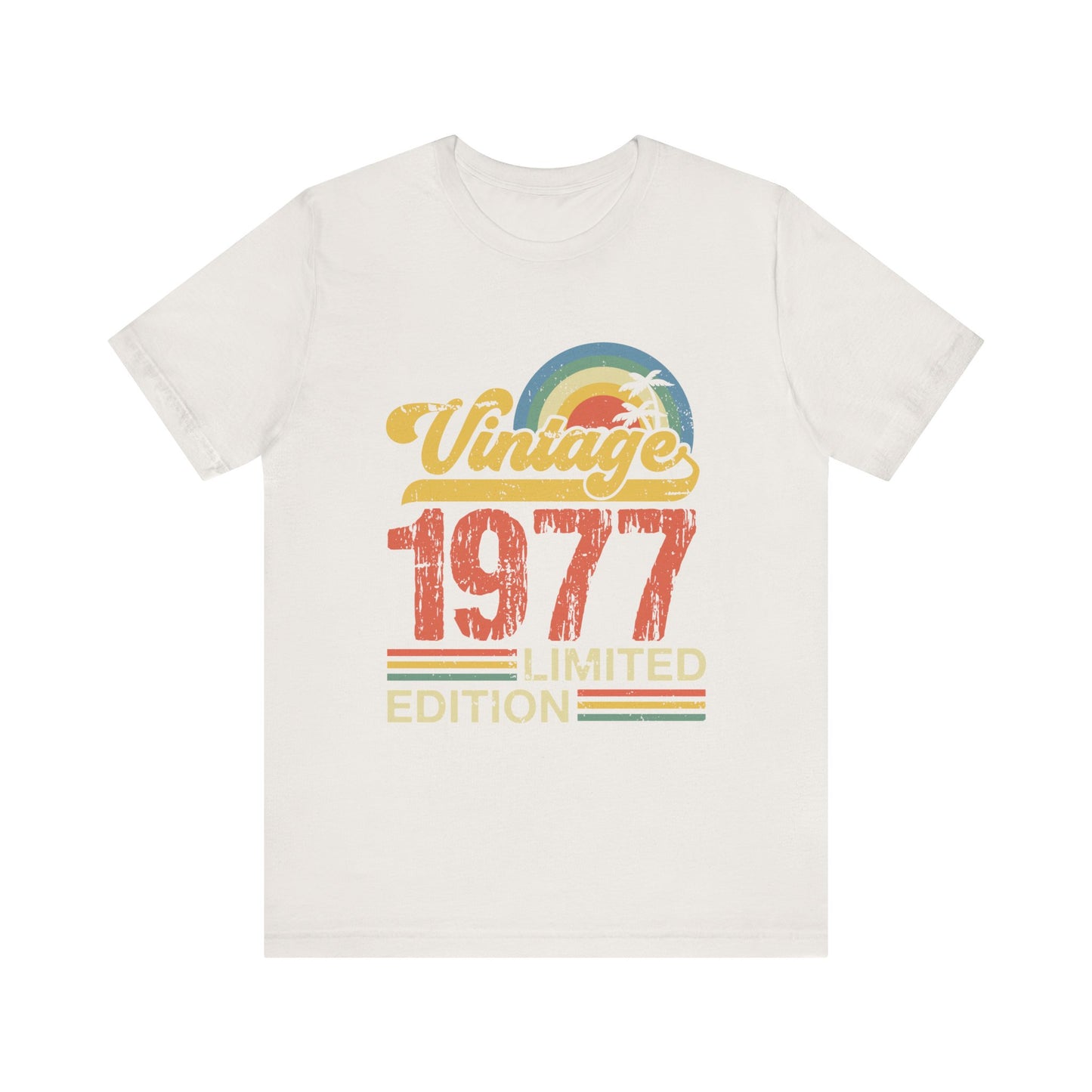 Vintage 1977 Limited Edition Tee, Retro T-Shirt, Birthday Gift, Nostalgic Apparel, Casual Wear, Summer Fashion
