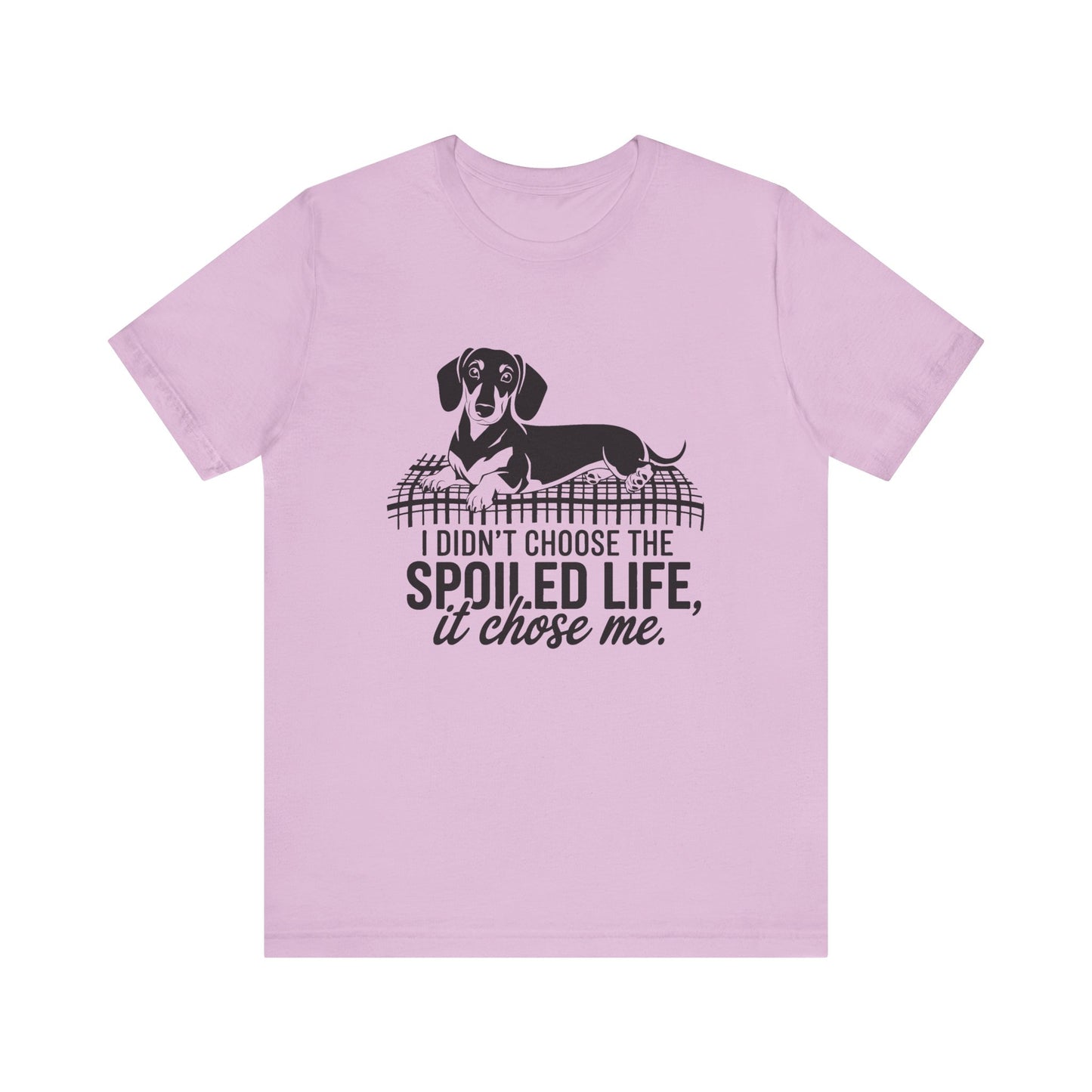 Spoiled Life Dog Lover Tee, Unisex Jersey T-Shirt for Pet Owners, Funny Dog Shirt, Gift for Dog Lovers, Casual Animal Apparel