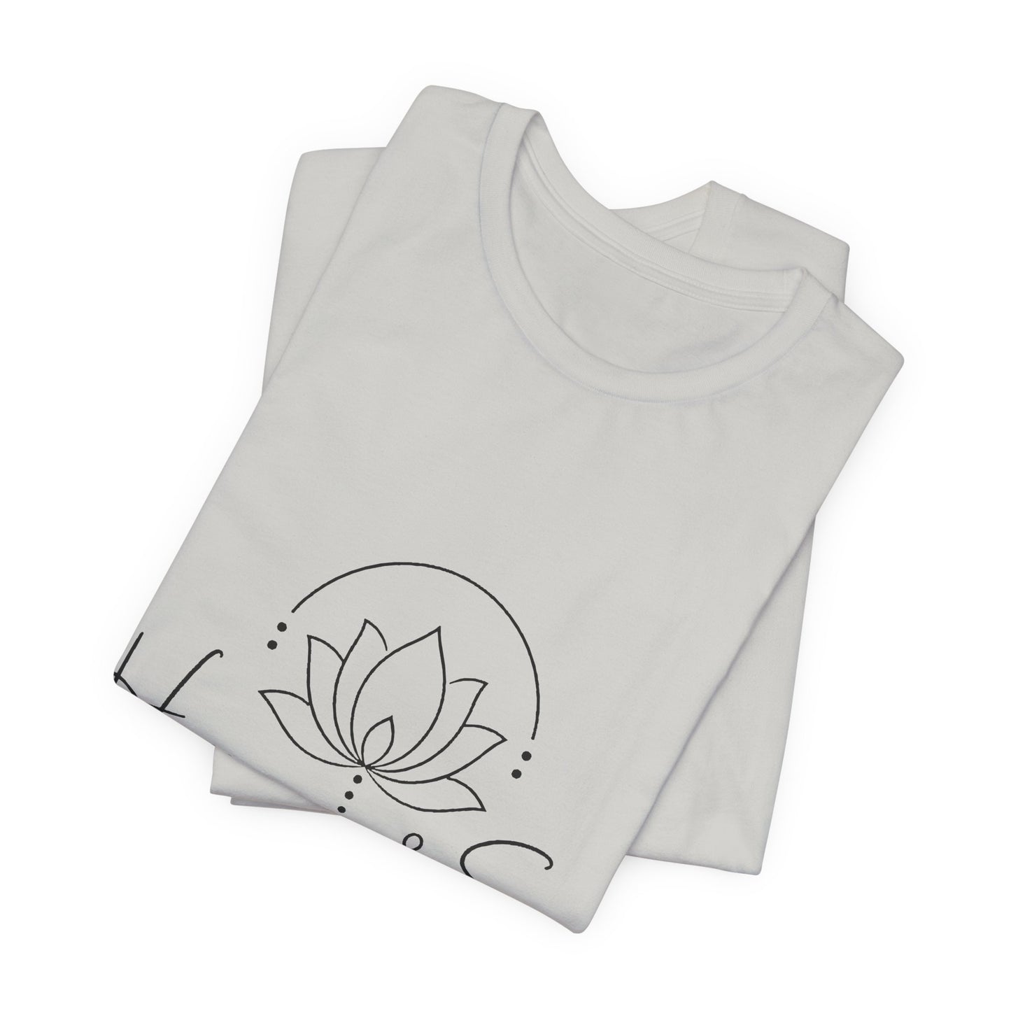 Harmony & Sage Tee — Lotus Graphic Mindful T-Shirt ("Created with Intention, Inspired by Nature")