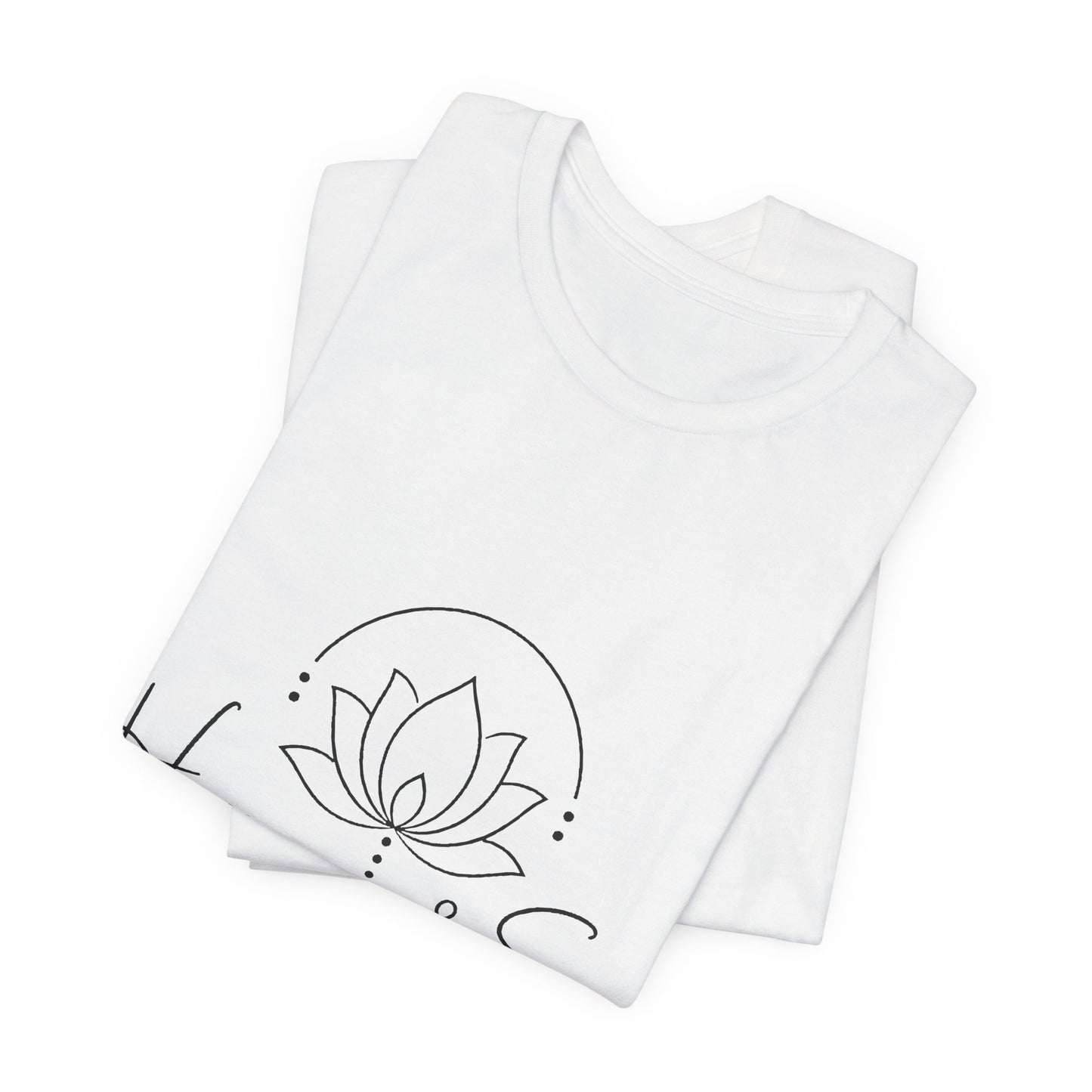 Harmony & Sage Tee — Lotus Graphic Mindful T-Shirt ("Created with Intention, Inspired by Nature")