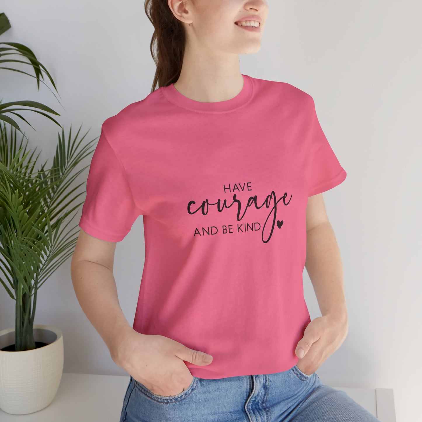 Courage & Kindness Tee, Inspirational T-Shirt, Motivational Gift, Unisex Casual Wear, Encouragement Shirt, Gift for Friends