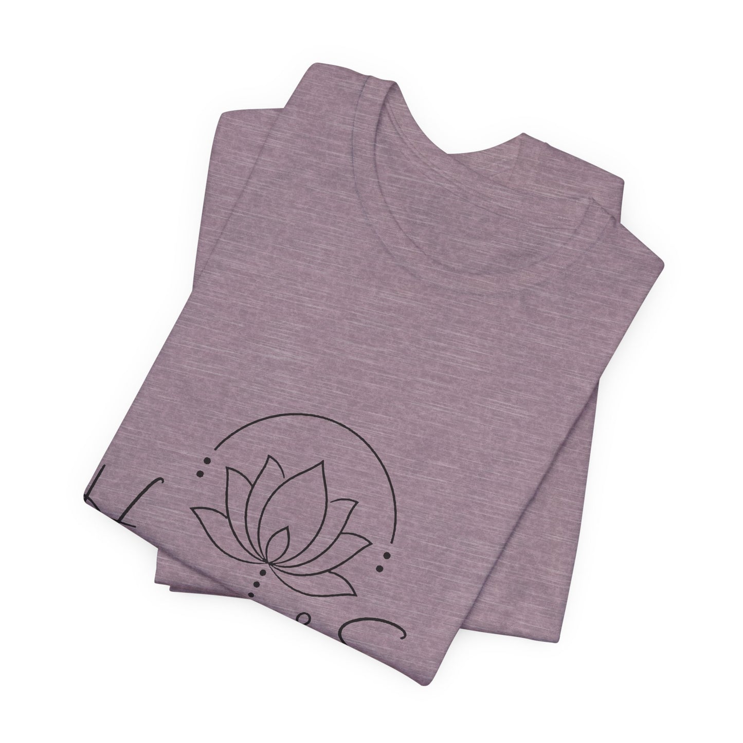 Harmony & Sage Tee — Lotus Graphic Mindful T-Shirt ("Created with Intention, Inspired by Nature")
