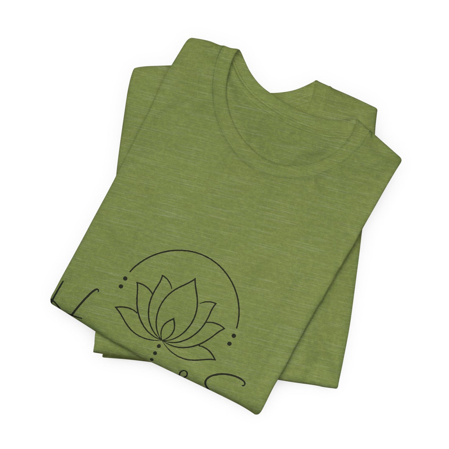 Harmony & Sage Tee — Lotus Graphic Mindful T-Shirt ("Created with Intention, Inspired by Nature")