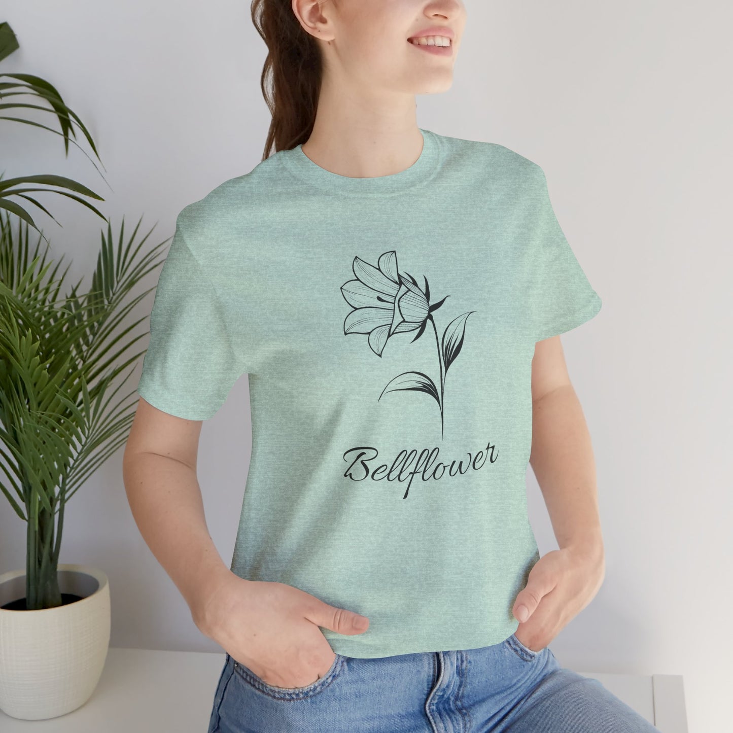 Elegant Bellflower Graphic Tee - Soft Cotton T-Shirt for Nature Lovers, Flower Lover's Gift, Everyday Wear, Eco-Friendly Apparel, [...]