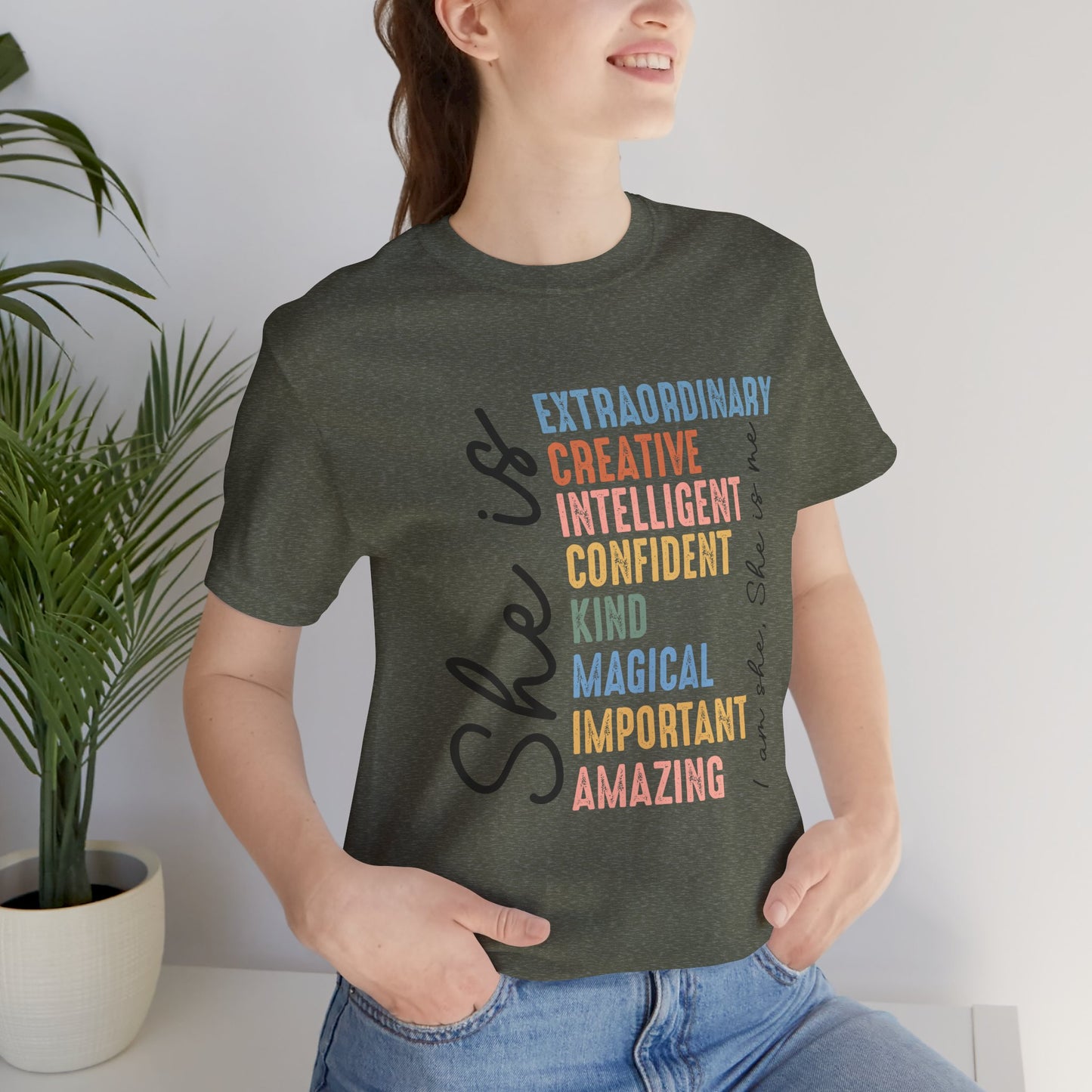 Empowering Unisex Tee, Inspirational T-Shirt for Women, Gift for Her, Casual Wear, Motivational Apparel, Birthday Gift