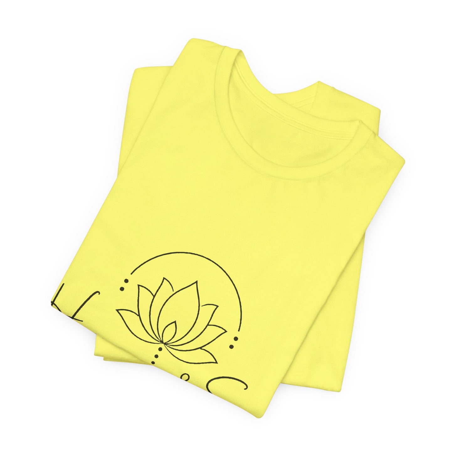 Harmony & Sage Tee — Lotus Graphic Mindful T-Shirt ("Created with Intention, Inspired by Nature")
