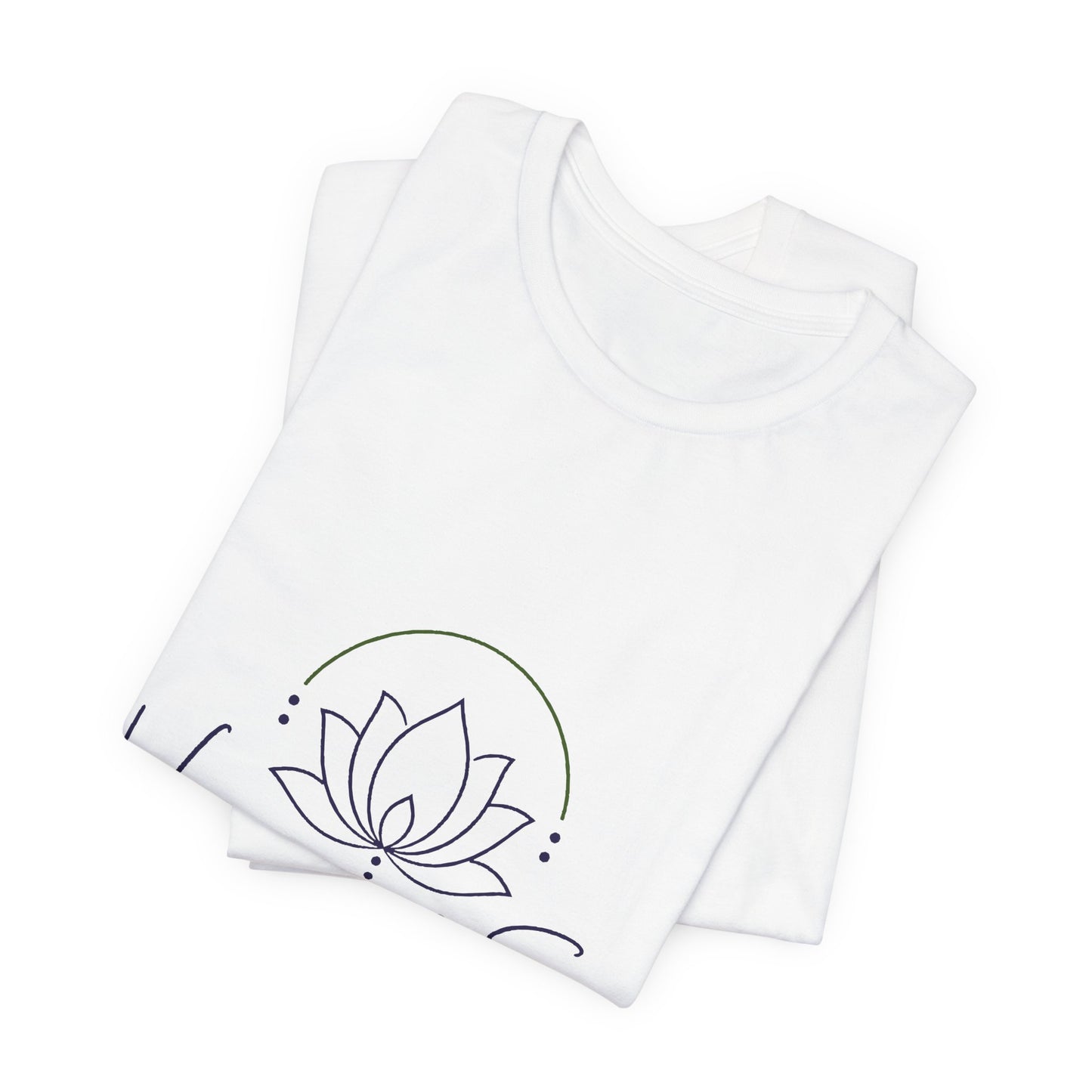 Harmony & Sage Lotus Tee — Minimal Wellness Graphic T-Shirt