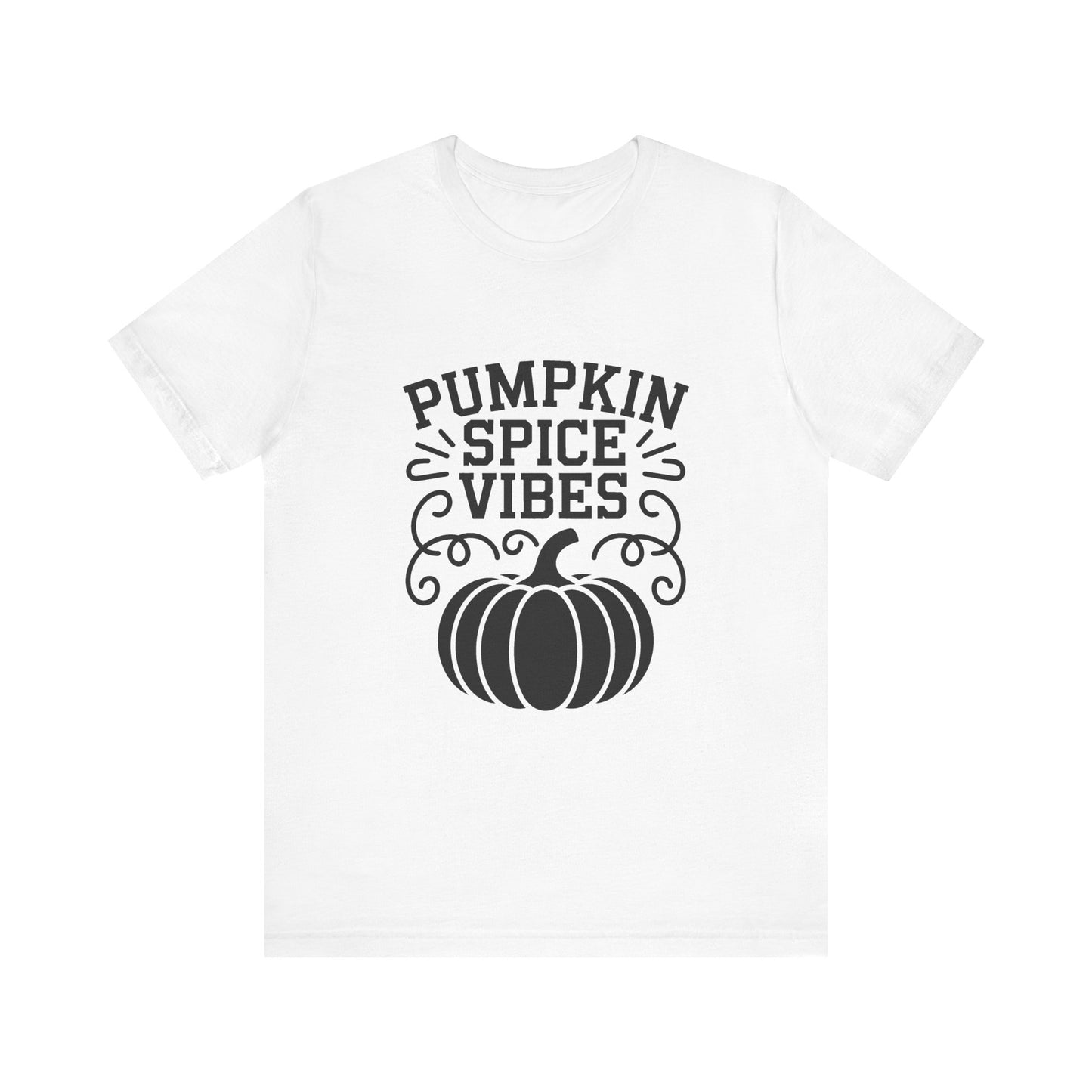 Pumpkin Spice Vibes Tee - Fall T-Shirt, Autumn Apparel, Halloween Shirt, Cozy Gift, Thanksgiving Top
