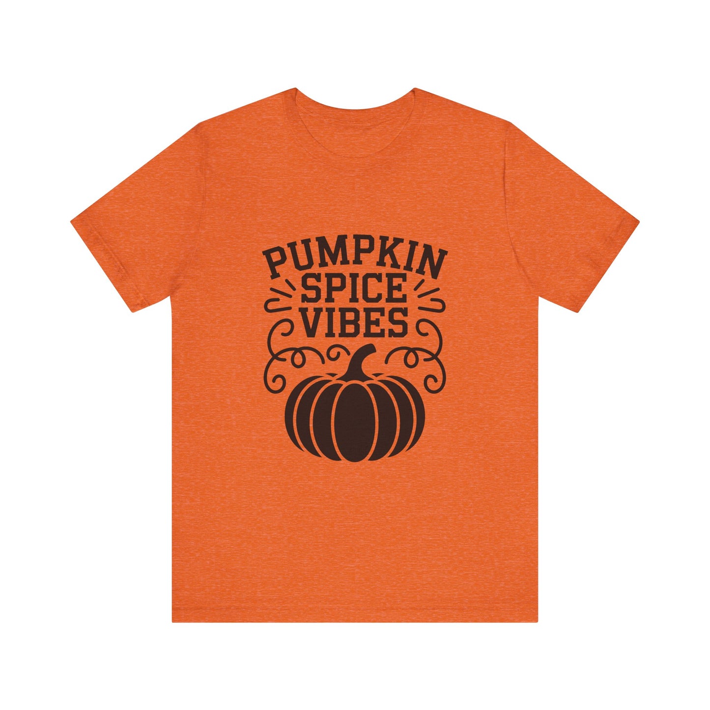 Pumpkin Spice Vibes Tee - Fall T-Shirt, Autumn Apparel, Halloween Shirt, Cozy Gift, Thanksgiving Top