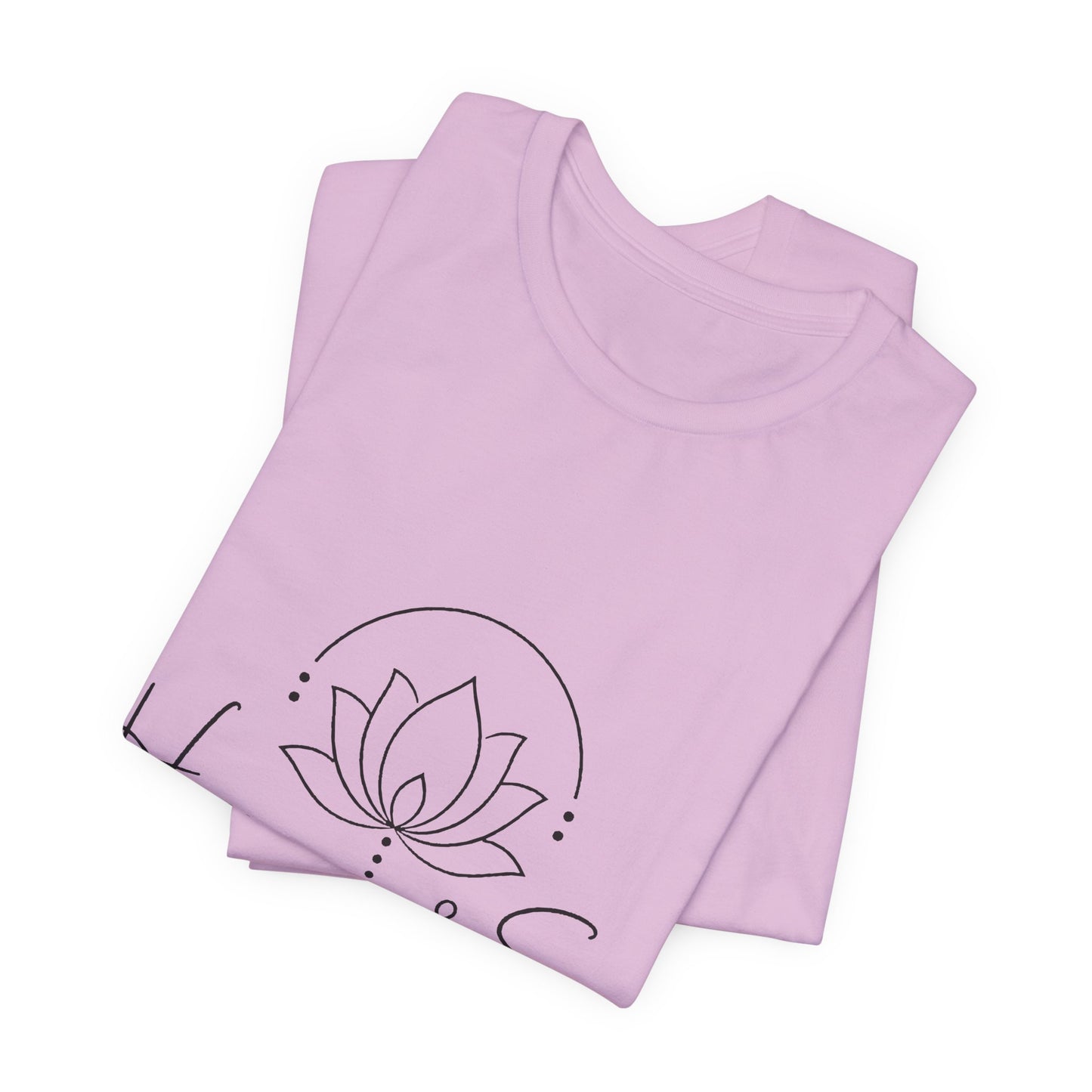 Harmony & Sage Tee — Lotus Graphic Mindful T-Shirt ("Created with Intention, Inspired by Nature")