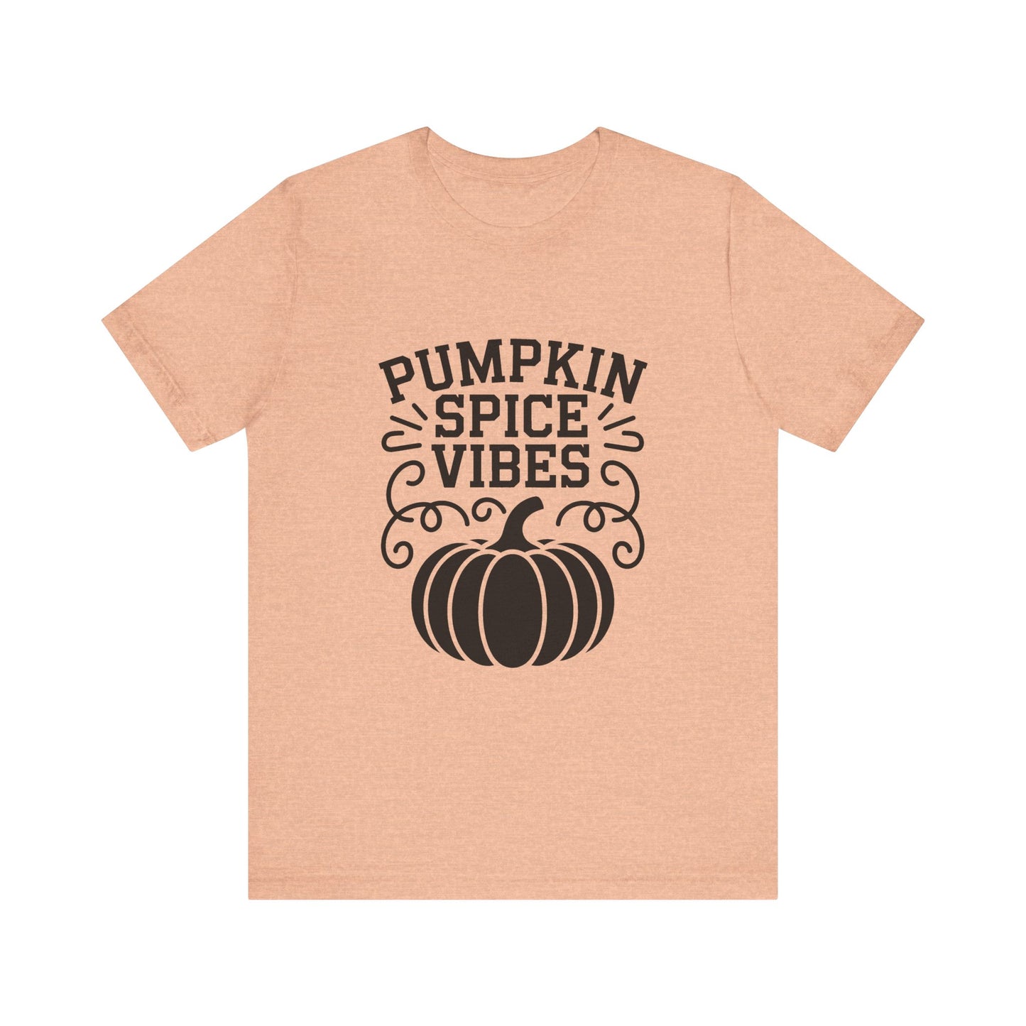 Pumpkin Spice Vibes Tee - Fall T-Shirt, Autumn Apparel, Halloween Shirt, Cozy Gift, Thanksgiving Top