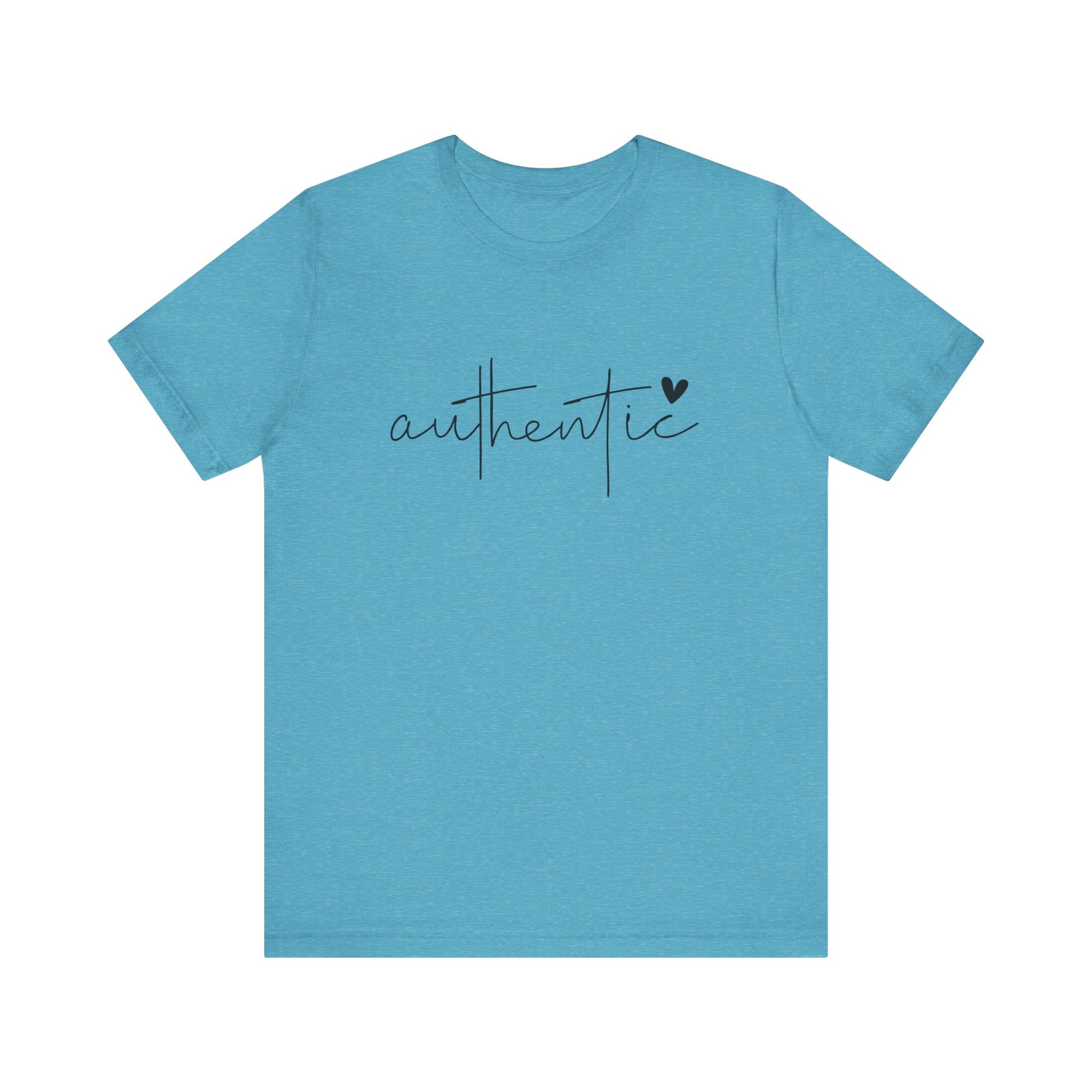 Authentic, Motivational T-Shirt, Unisex Inspirational Top, Self-Love Apparel, Everyday Casual Wear - Harmonyandsage