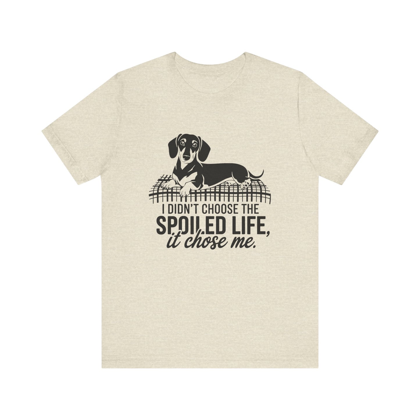 Spoiled Life Dog Lover Tee, Unisex Jersey T-Shirt for Pet Owners, Funny Dog Shirt, Gift for Dog Lovers, Casual Animal Apparel