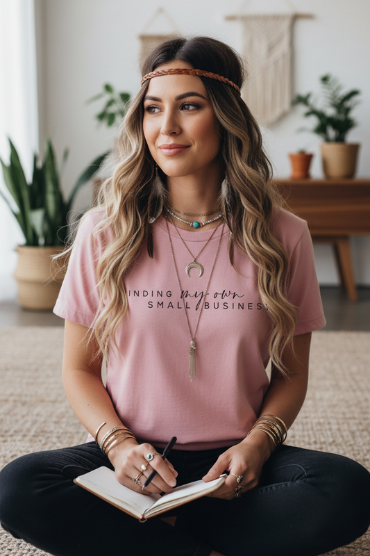 Small Business Minded Women's Tee, Motivational T-Shirt, Entrepreneur Shirt, Gift for Business Owner, Casual Everyday Wear